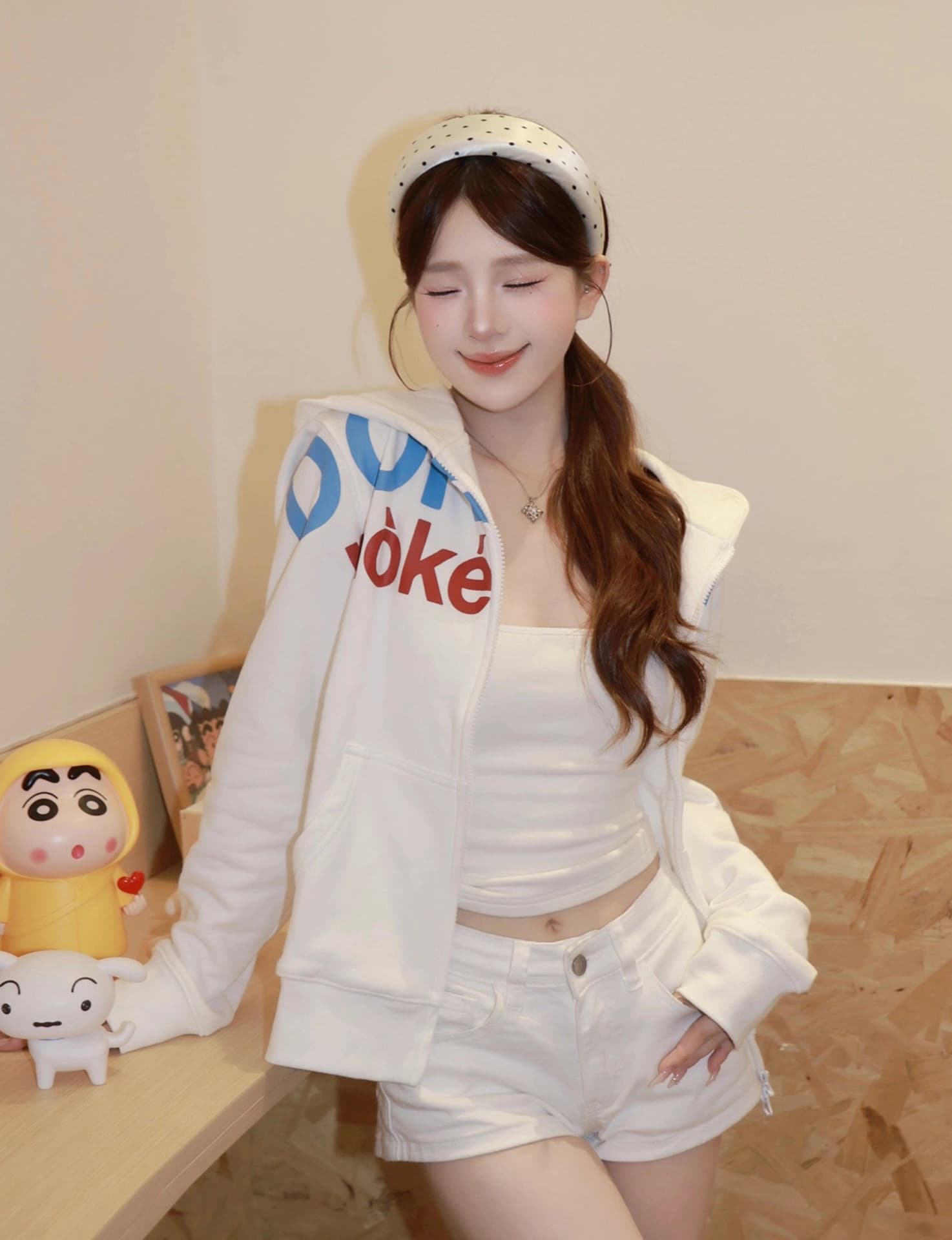 얇은 스타일 대위법 프린트 전체 조각 압력 라인 이후 패키지 칼라 순수한 Mianhua 면 복합 후드티 이미지 4