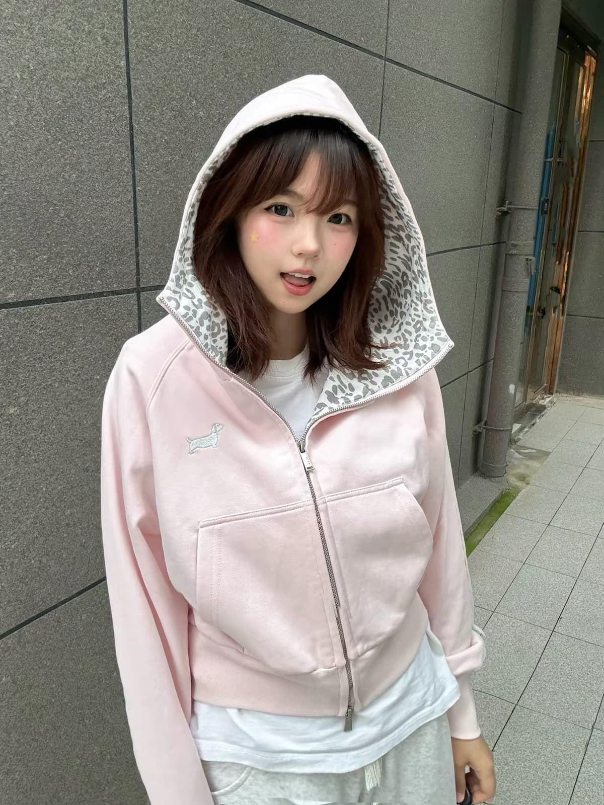 있음 선적 얇은 스타일 원본 인사이드 그리기 자수 이후 조각 부형제 순수한 Mianhua 면 복합 쇼트 스타일 후드티