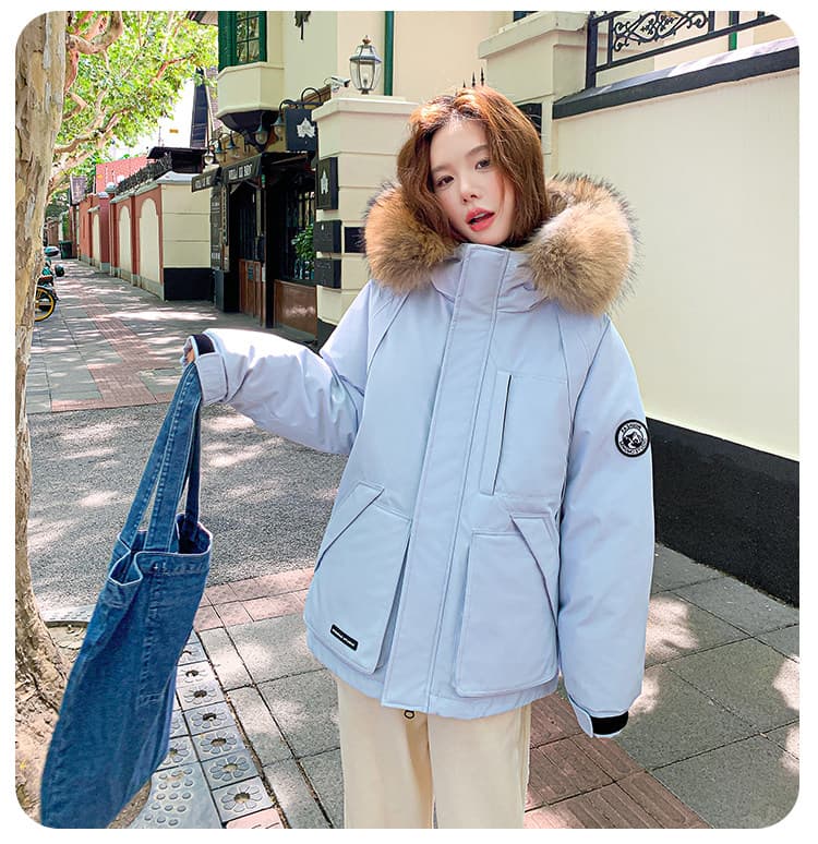 Parker 서비스 워크웨어 아래 면화 의류 여성 2026 새로운 고급 디자인 센스 작은 대중 oversize 재킷 상세 이미지 36
