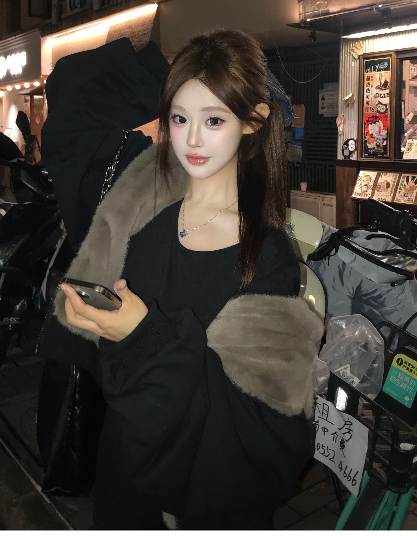 양면 착용 한국 스타일 좌 산 조각 면 의류 여성 짧은 가을 겨울 루즈핏 방한 두꺼운 보온 두꺼운 재킷 짧은 외투 상세 이미지 15