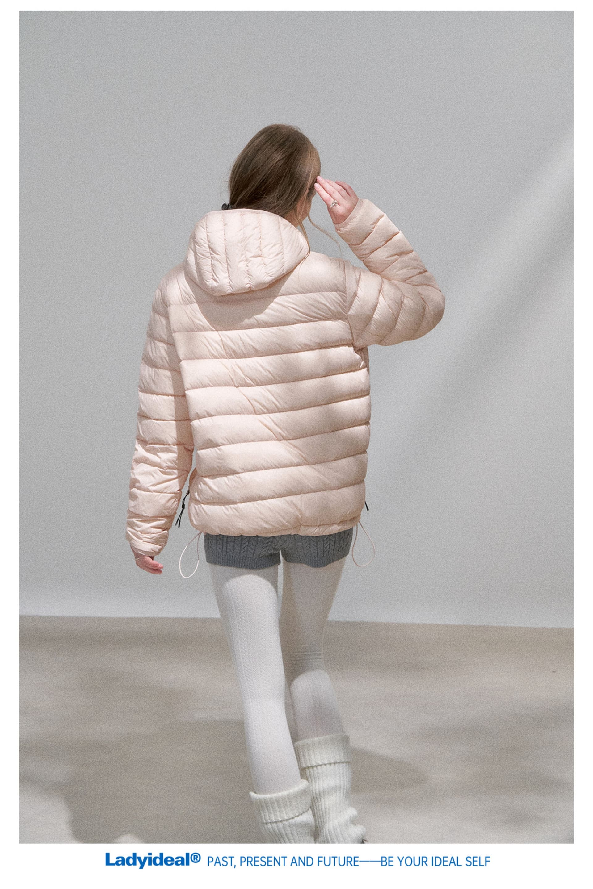 내부 및 외부 같은 재료 경량 인사이드 가져 가라. 몸매 가꾸기 종류 다운 재킷 쇼트 스타일 버블 푸 내피 갈비 살 면 여성 코트 상세 이미지 47