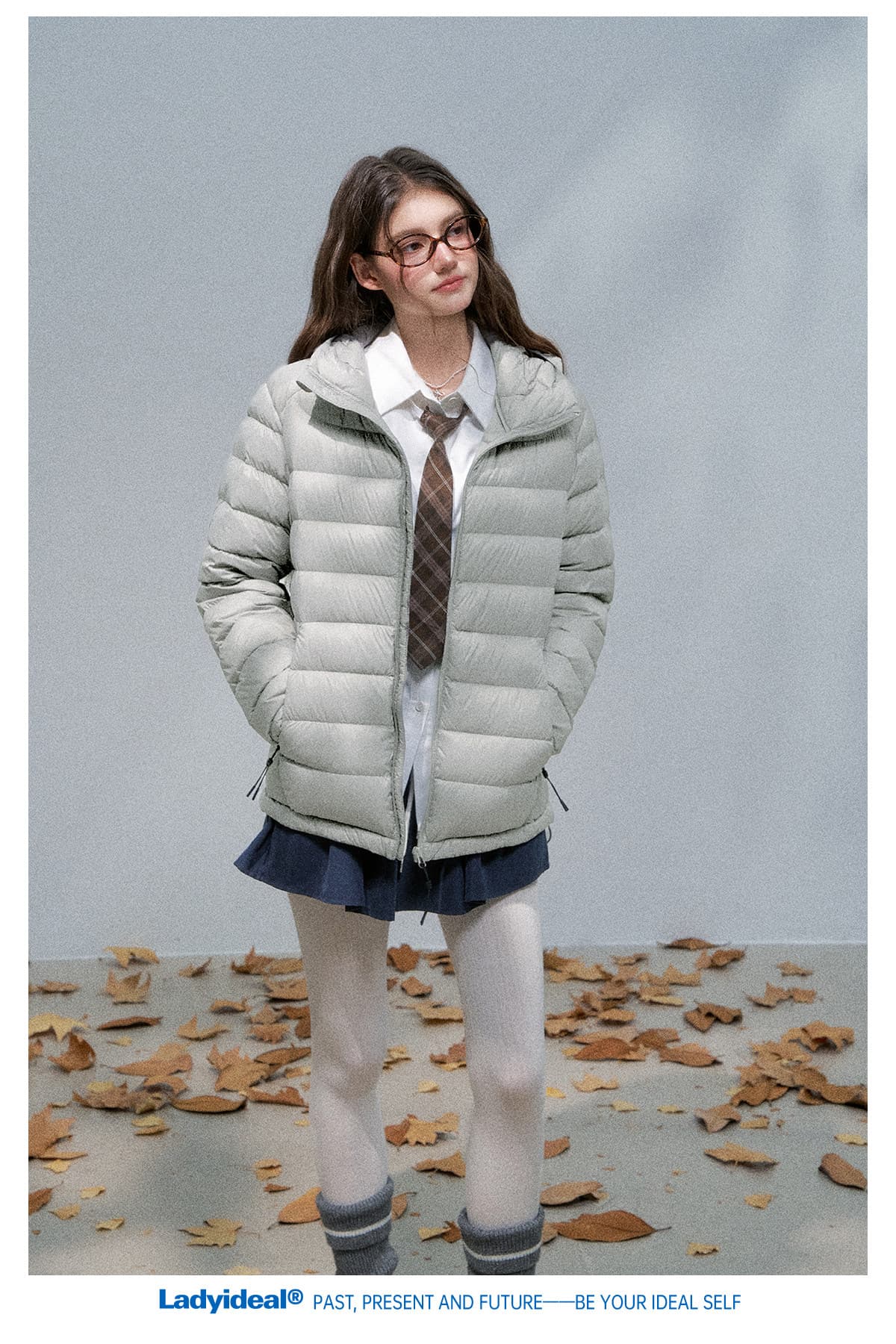 내부 및 외부 같은 재료 경량 인사이드 가져 가라. 몸매 가꾸기 종류 다운 재킷 쇼트 스타일 버블 푸 내피 갈비 살 면 여성 코트 상세 이미지 60
