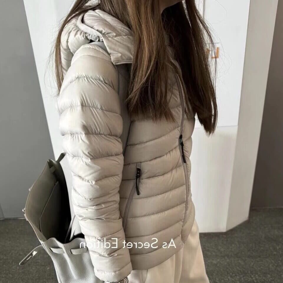 내부 및 외부 같은 재료 경량 인사이드 가져 가라. 몸매 가꾸기 종류 다운 재킷 쇼트 스타일 버블 푸 내피 갈비 살 면 여성 코트 이미지 2