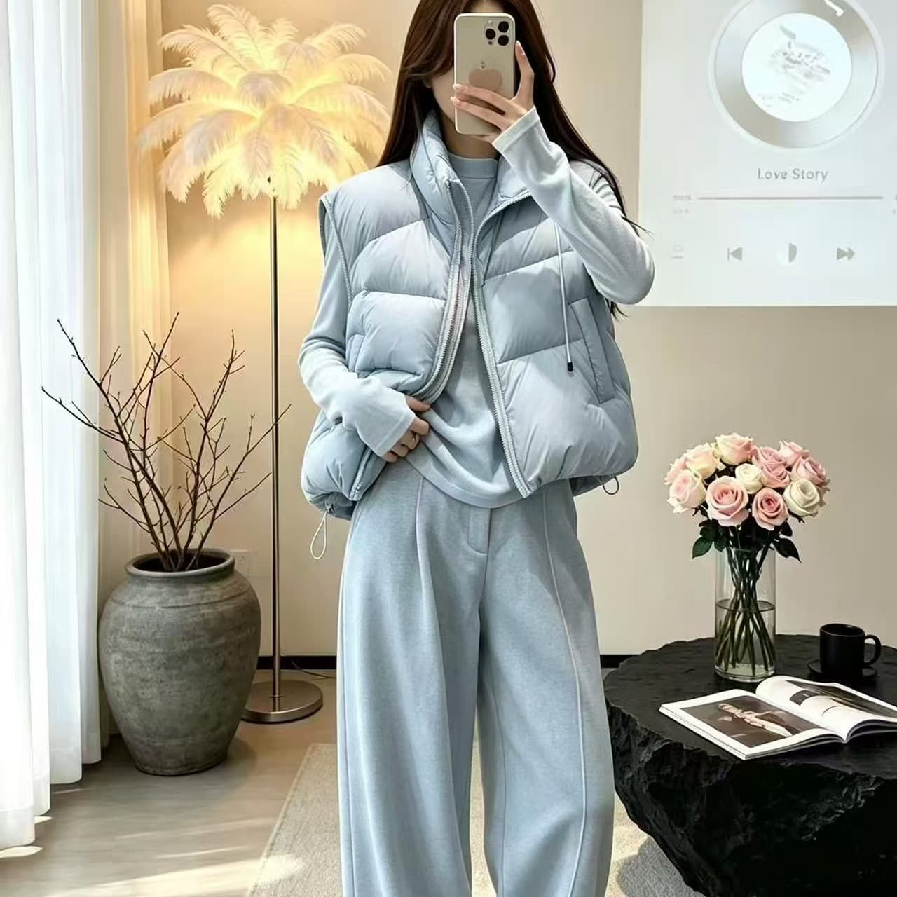 다운 코튼 베스트 여성 짧은 조끼 가을 겨울 새로운 2026 새로운 루즈핏 고급 센스 작은 키 어깨 외출용