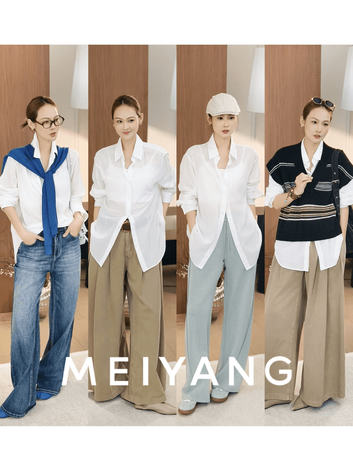 아름다움 대양 meiyang 부처님 부서 3 번 셔츠 면 100% 폴로 칼라 단추 긴팔 셔츠 화요일 이미지 3