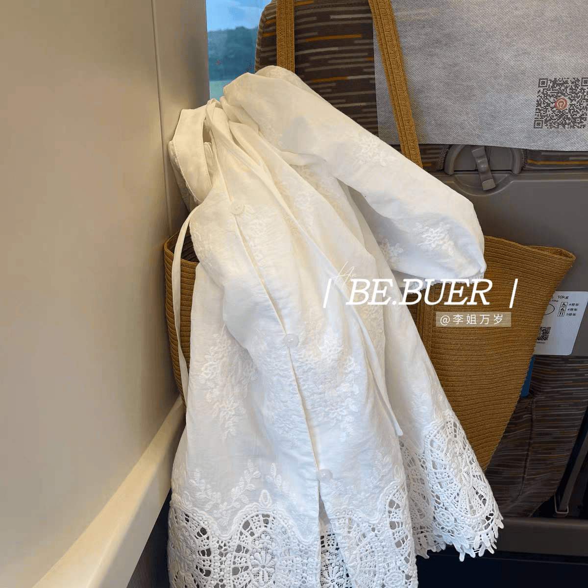 2026 한 부서 느긋한 바람 무거운 작업 자수 휴가 바람 작은 셔츠 여성 여름 슬림해 보이는 맨위 중간 소매 셔츠 이미지 4