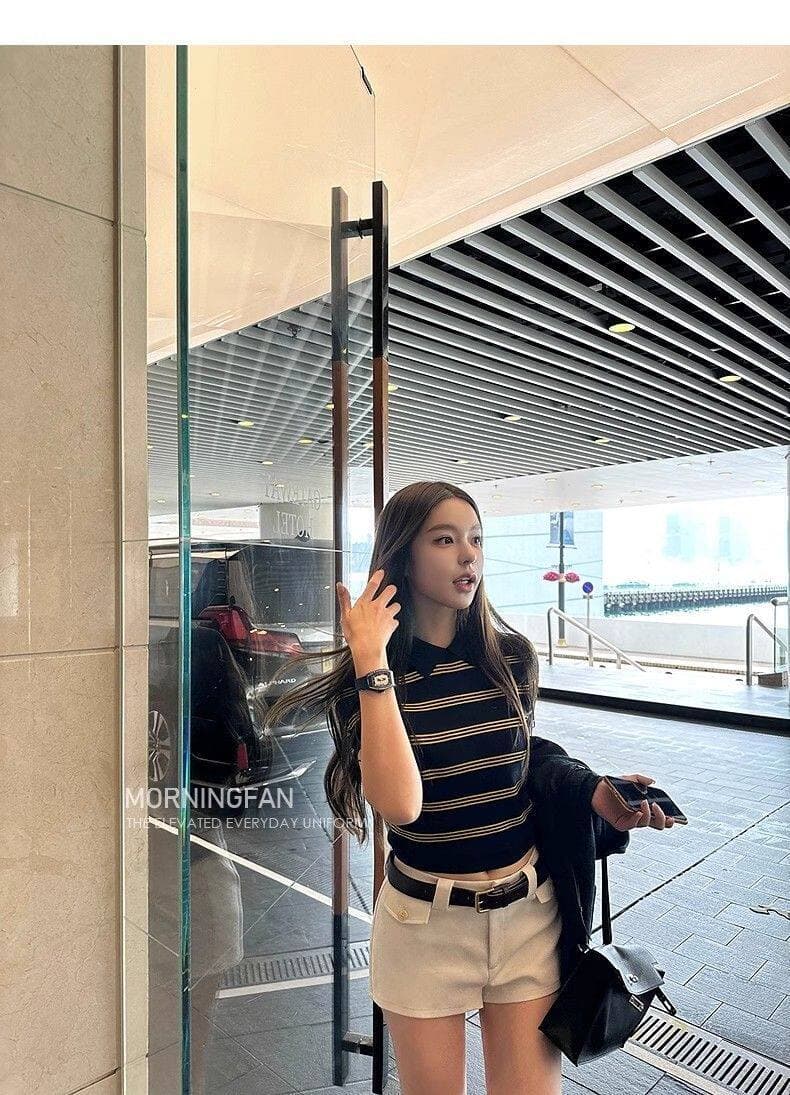 프랑스식 비스듬한 어깨 니트 배트윙 소매 티셔츠 여성 여름 순수한 욕망 바람 루즈핏 반팔 ins 섹시함 오프숄더 만나는 맨위 상세 이미지 3