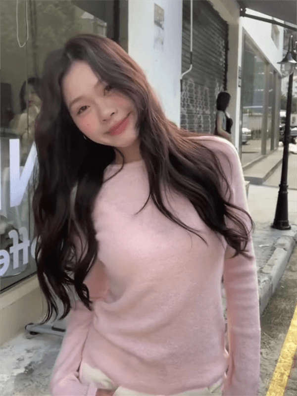 한 부서 착용 가져 가라. 박하 녹색 니트 스웨터 여성 가을 새로운 몸매 가꾸기 슬림해 보이는 기본 셔츠 핫걸 긴팔 맨위 상세 이미지 3