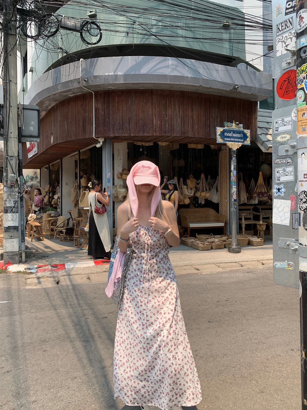 지방 mm 프랑스식 차 휴식 꽃무늬 슬립 드레스 여름 품격 슬림해 보이는 여행 휴가 바람 숙녀 발목 길다 치마 상세 이미지 12