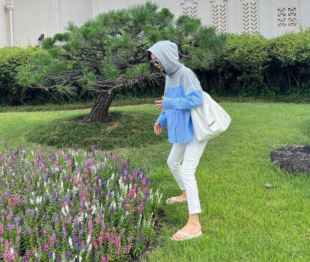 있음 선적 한국 ins 디자인 센스 세련된 개성 작은 대중 루즈핏 느긋한 페이크 레이어드 셔츠 상세 이미지 21
