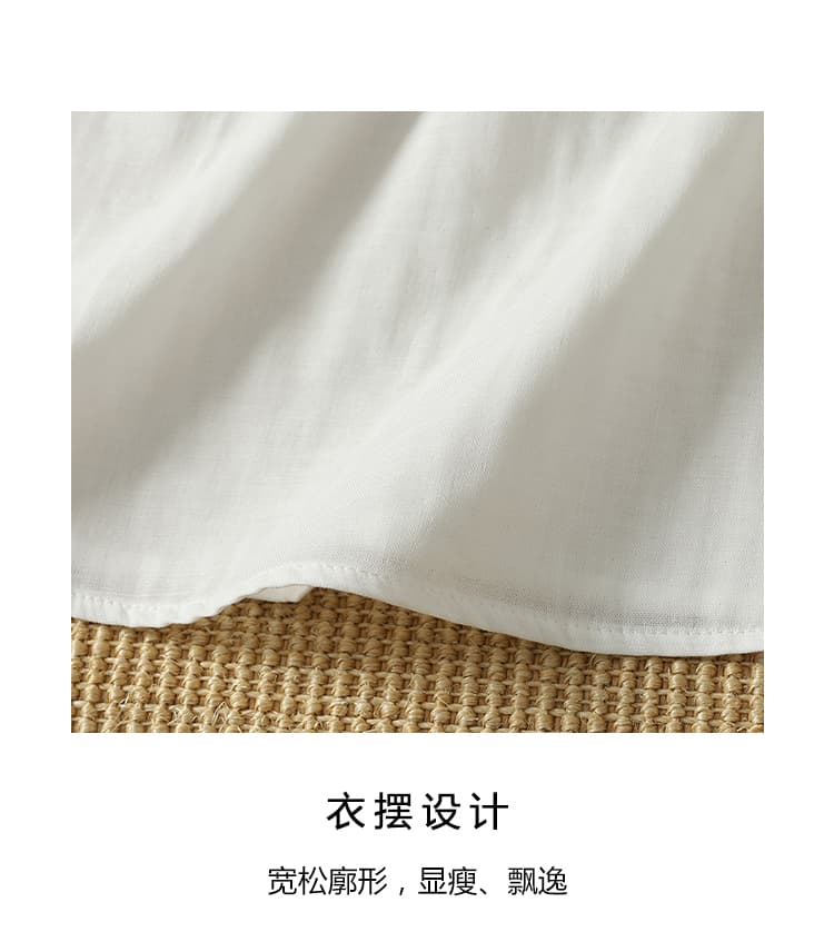 실사 이중층 실 문예 미니멀리즘 인사이드 가져 가라. 순면 민소매 작은 조끼 만나는 캐미솔 여성 셔츠 상세 이미지 5