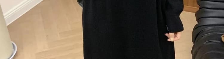 이른 가을 출산 착용 한국 스타일 느긋한 바람 후드 니트 드레스 패션 루즈핏 캐주얼 스트라이프 모유 수유 상세 이미지 45