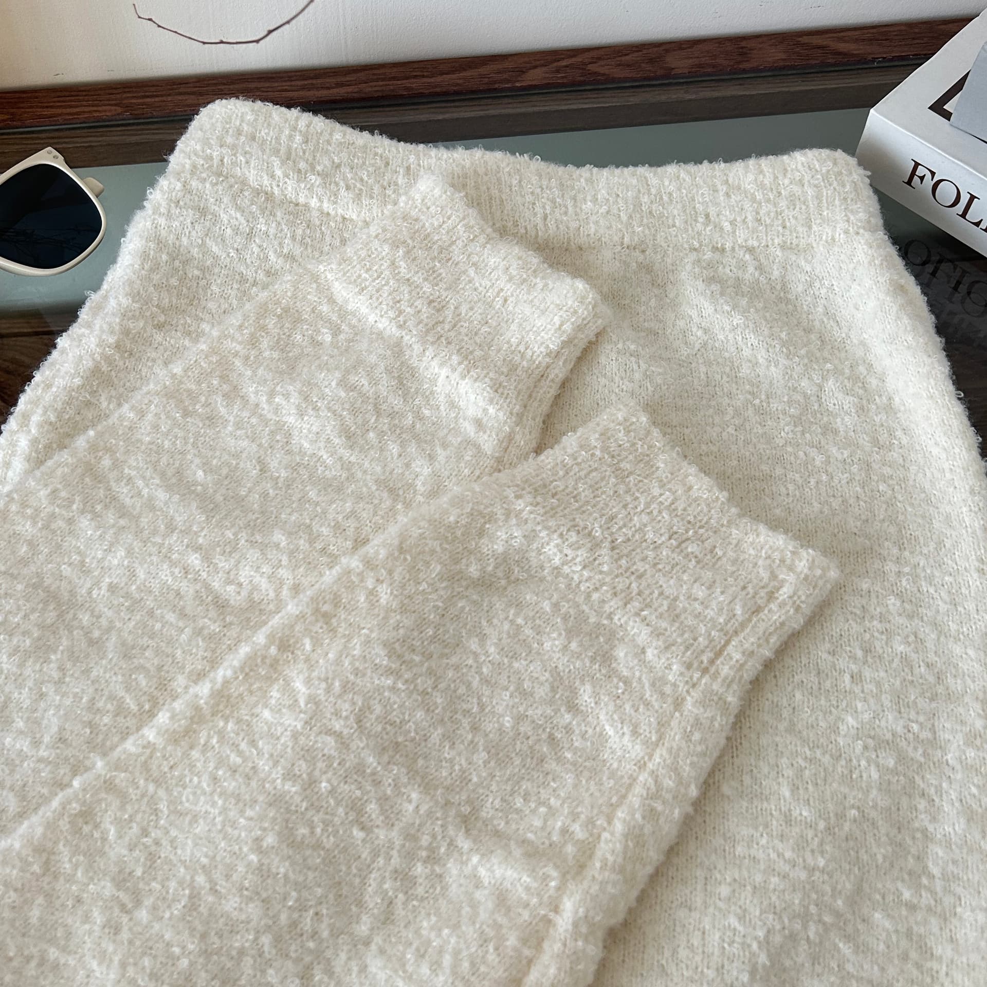 잉 어린이 맞춤 가을 겨울 패션 캐주얼 느긋한 풀오버 다용도 루즈핏 V넥 스웨터 스웨터 드레스 상세 이미지 12