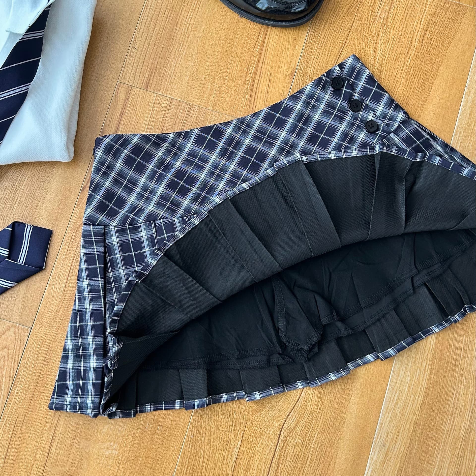 junstudiom1u 학원 乖離 miu 부서 넥타이 polo 조끼 이미지 5
