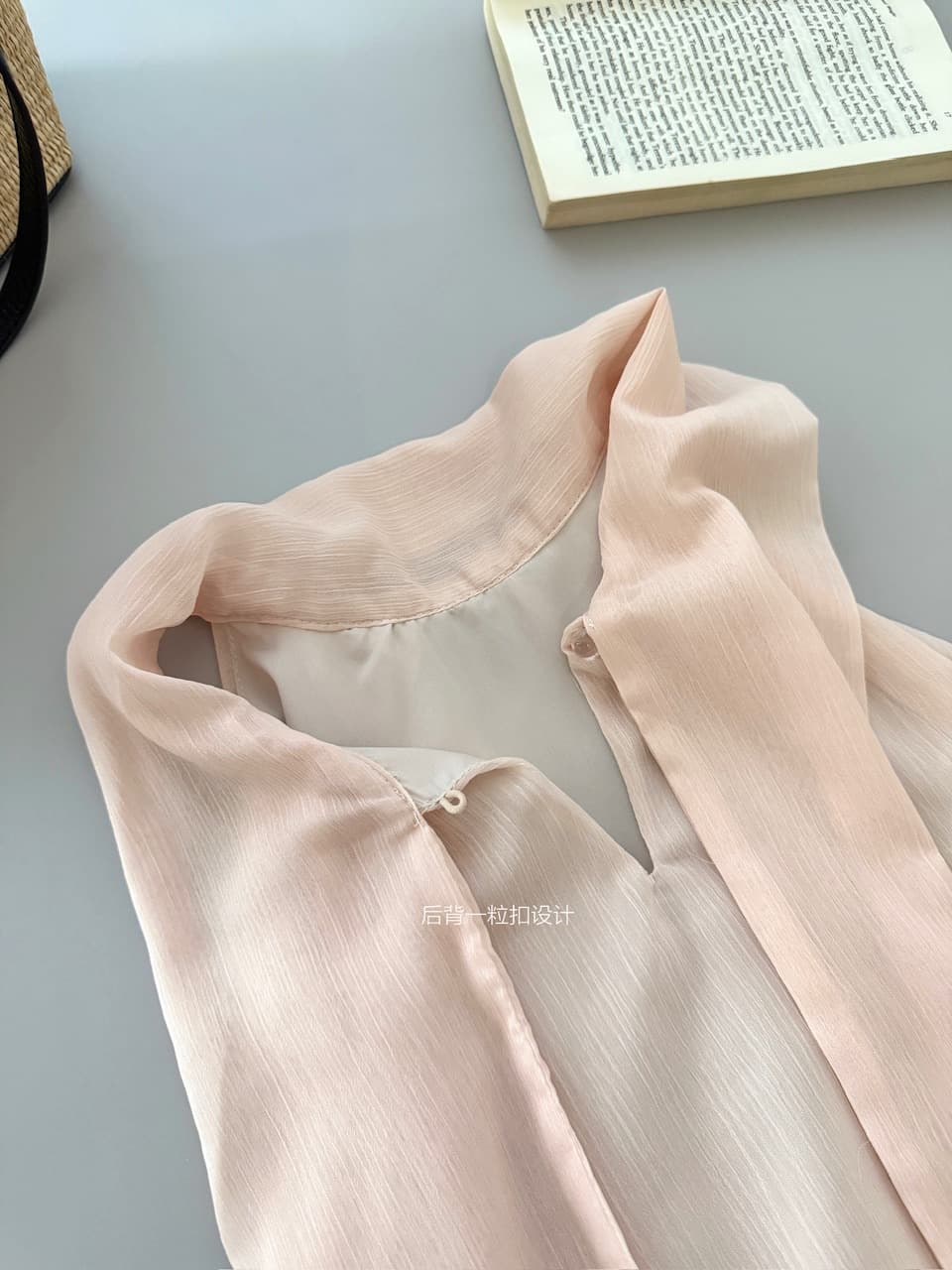 릴리 오브 더 밸리 여름 머리말 분위기 센스 계단식 레이스 핑크색 행침 목 드레스 경기 반바지 상세 이미지 2