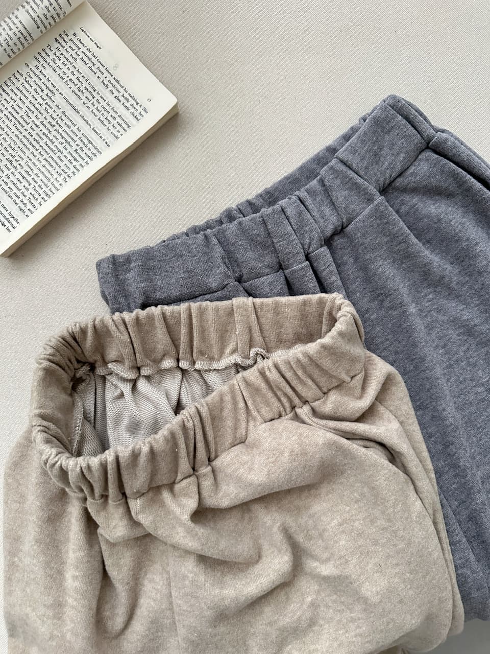 가을 켜기 새로운 부드러운 펌프 로프 조끼 오픈 가디건 넓은 다리 캐주얼 바지 세트 상세 이미지 5