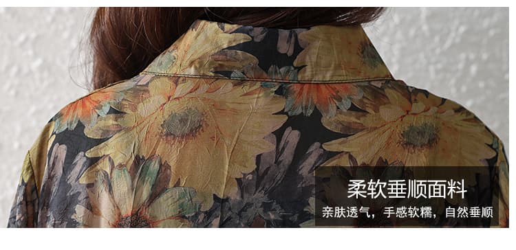 2026 여름 새로운 빅 사이즈 여성 의류 맨위 통통한 여동생 패션 연령 감소 루즈핏 표지 고기 슬림해 보이는 자외선 차단 여성 셔츠 상세 이미지 7