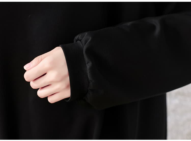 실사 2026 가을 새로운 후드티 지방 mm 미니멀리즘 패션 루즈핏 표지 고기 슬림해 보이는 맨위 다용도 빅 사이즈 티셔츠 상세 이미지 21