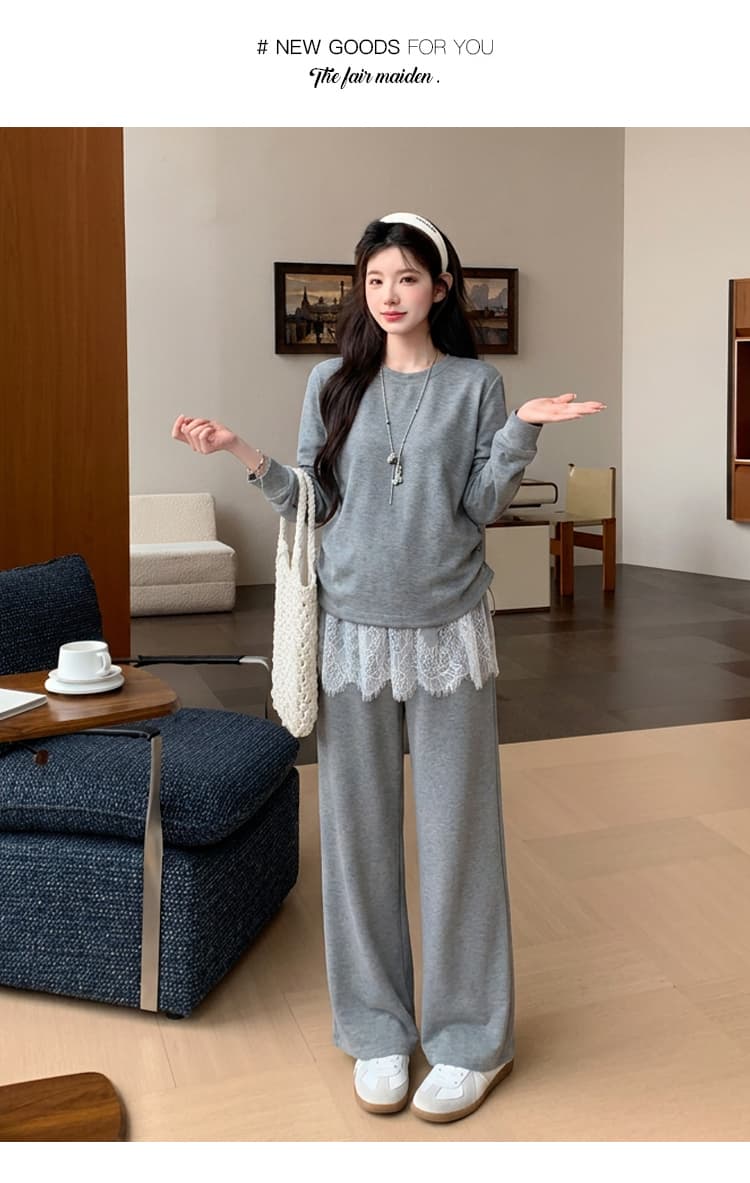 지금 실사 새로운 2026 가을 겨울 새로운 임산부 홀로우 아웃 구덩이 기사 니트 오픈 가디건 슬립 드레스 품격 한국 스타일 투피스 세트 상세 이미지 27