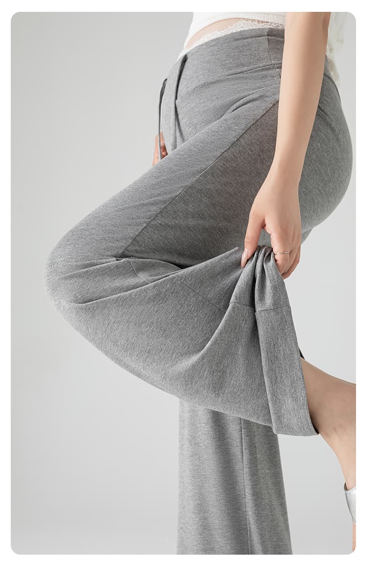 실사 임산부 바지 외출용 루즈핏 다용도 새로운 패션 매운맛 엄마 레이스 부드러운 바지 상세 이미지 28