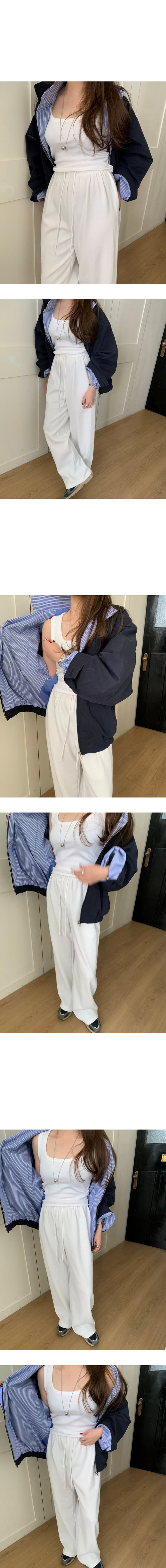 있음 물품 한 부서 패션 스트라이프 패치워크 폴로 칼라 오픈 가디건 재킷 재킷 가을 맨위 상세 이미지 17