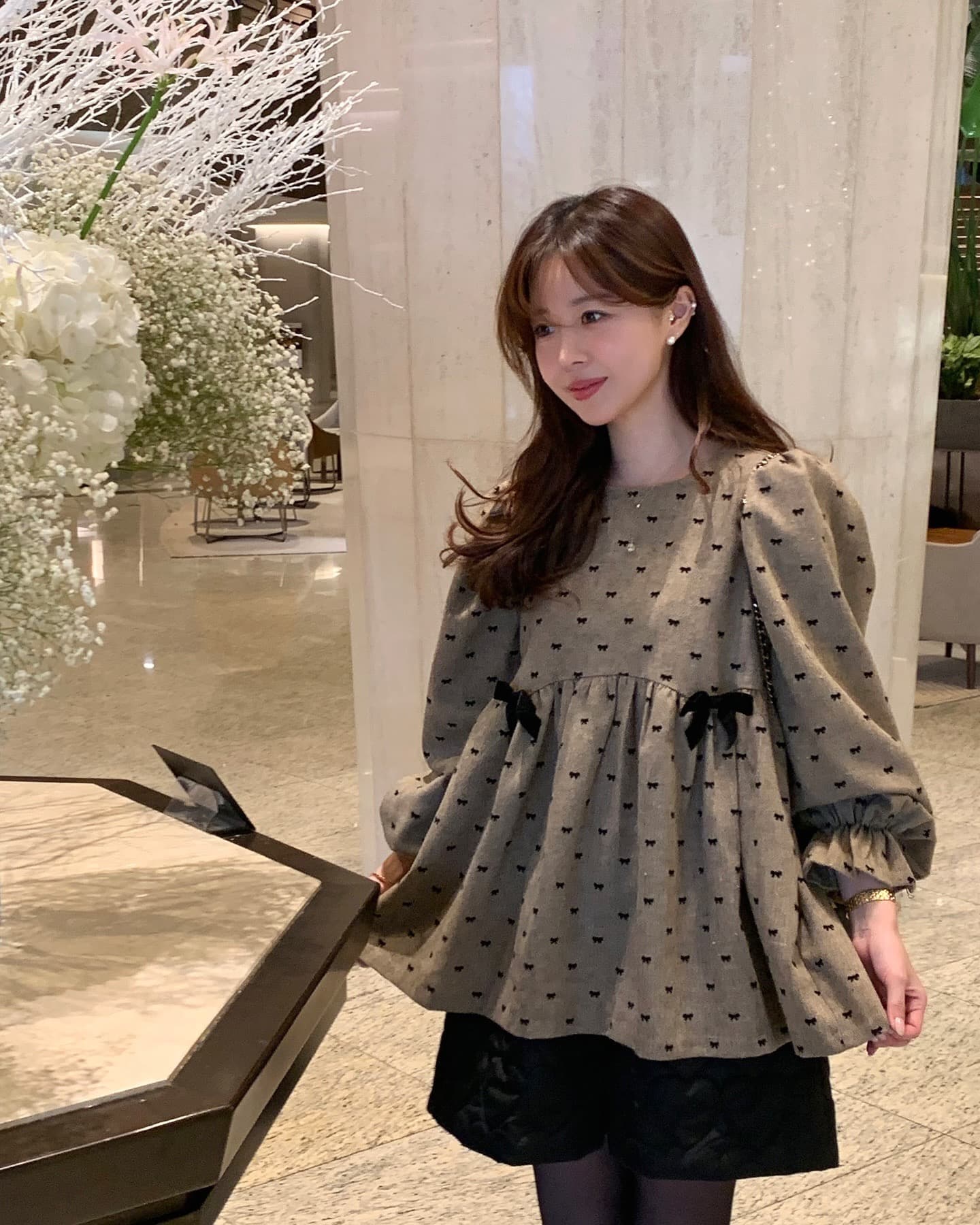있음 물품 레트로 품격 셔츠 상세 이미지 6
