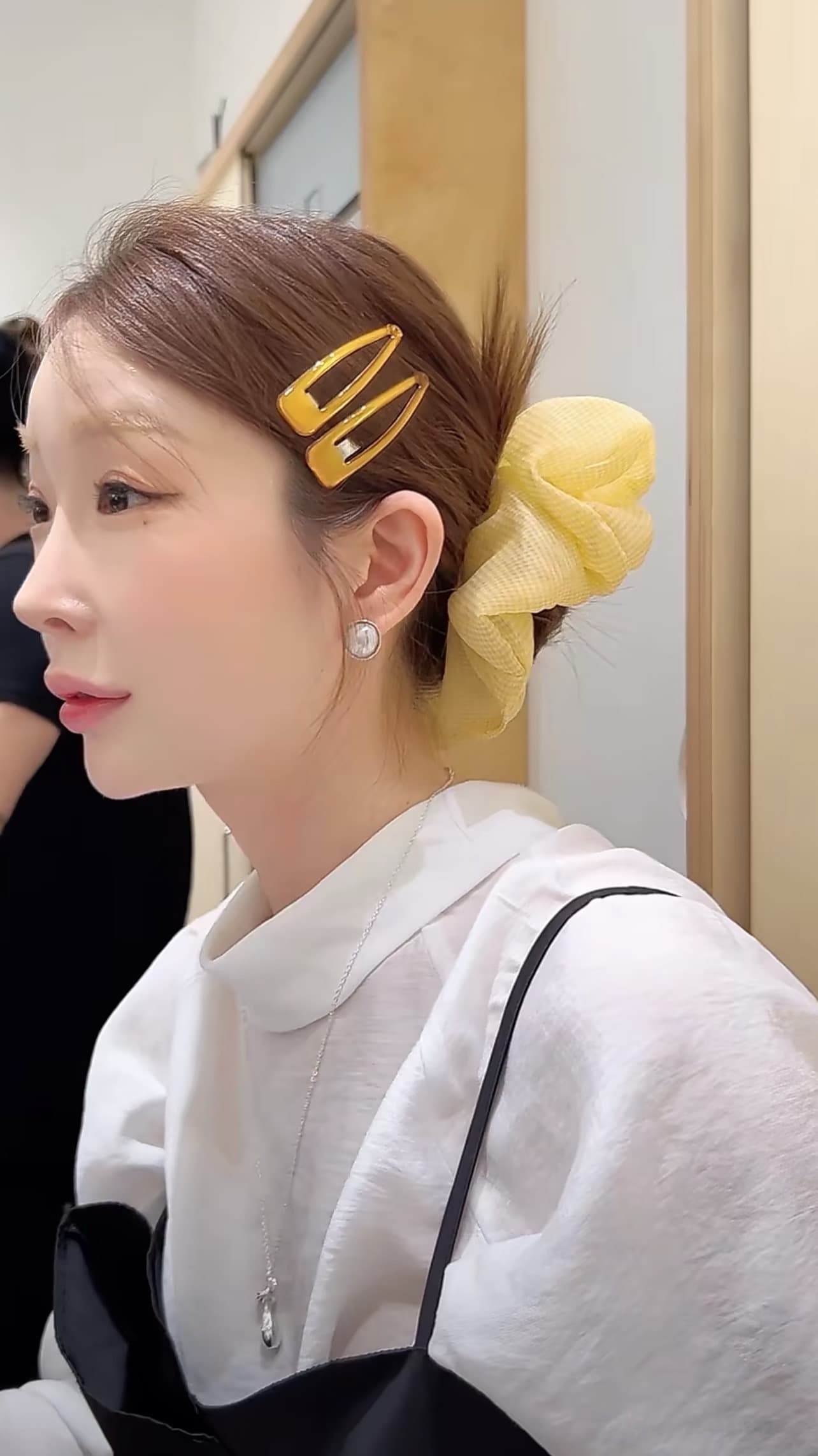 한국 chic 가을 겨울 새로운 작은 대중 다용도 루즈핏 셔츠 스택 착용 슬립 세트 상세 이미지 9
