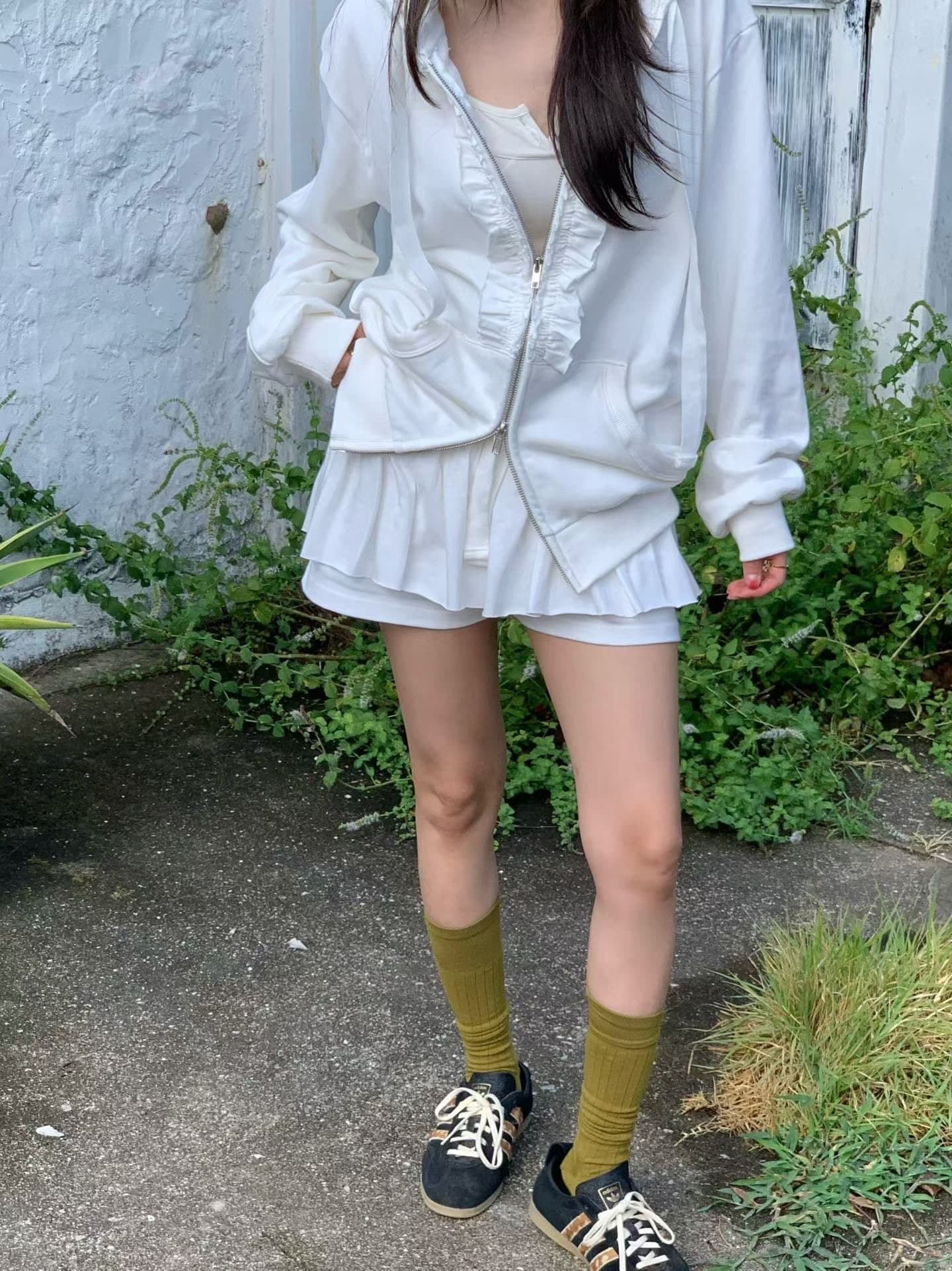 한국 ins 가을 겨울 새로운 패션 품격 후드티 세트 상세 이미지 15