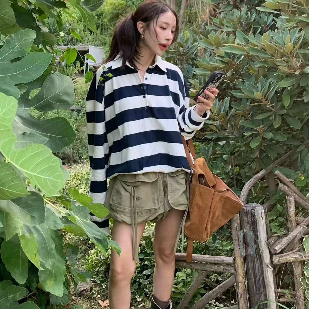 패션 품격 스트라이프 맨위
