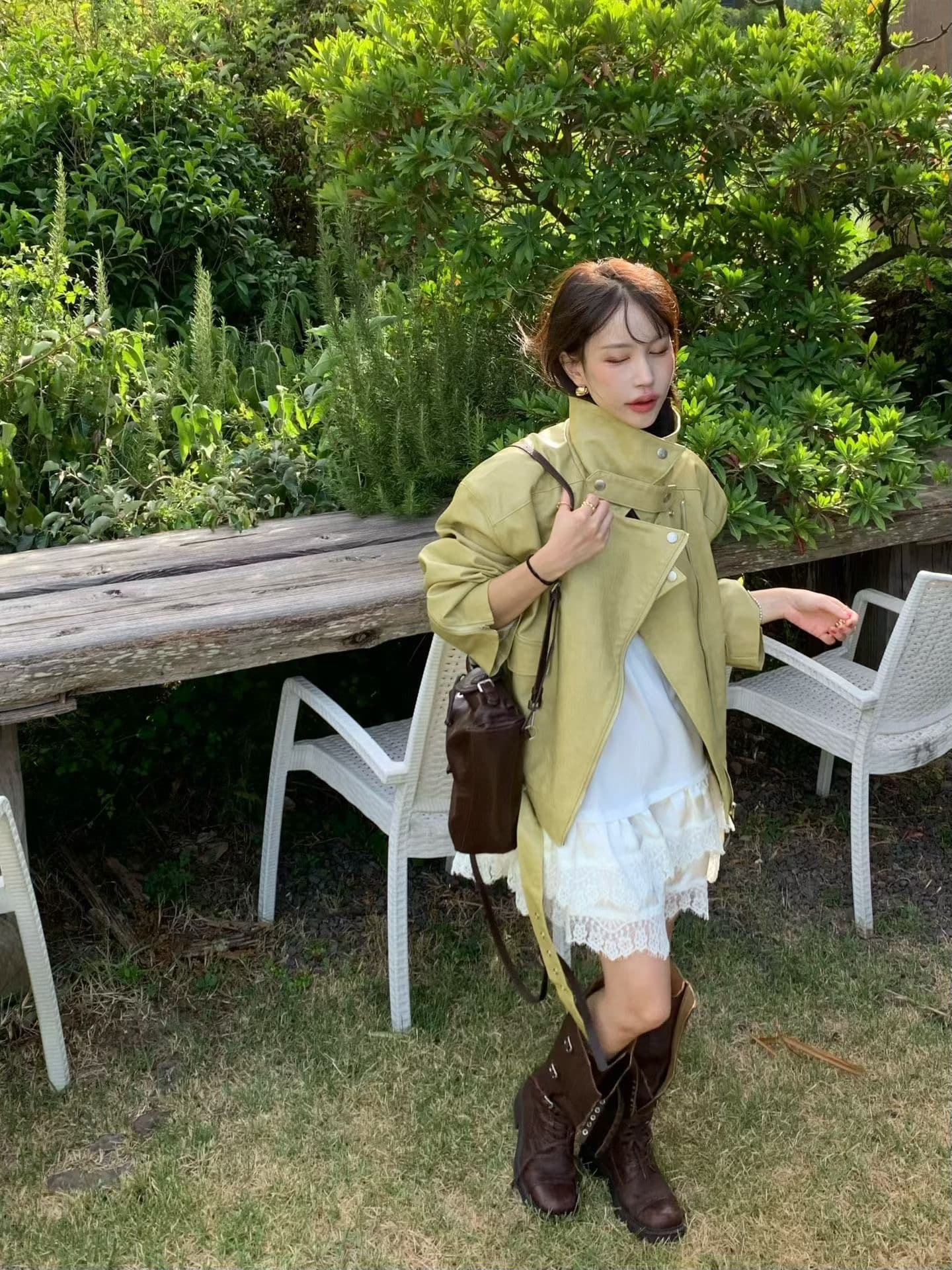 패션 품격 다용도 가죽 자켓 상세 이미지 2