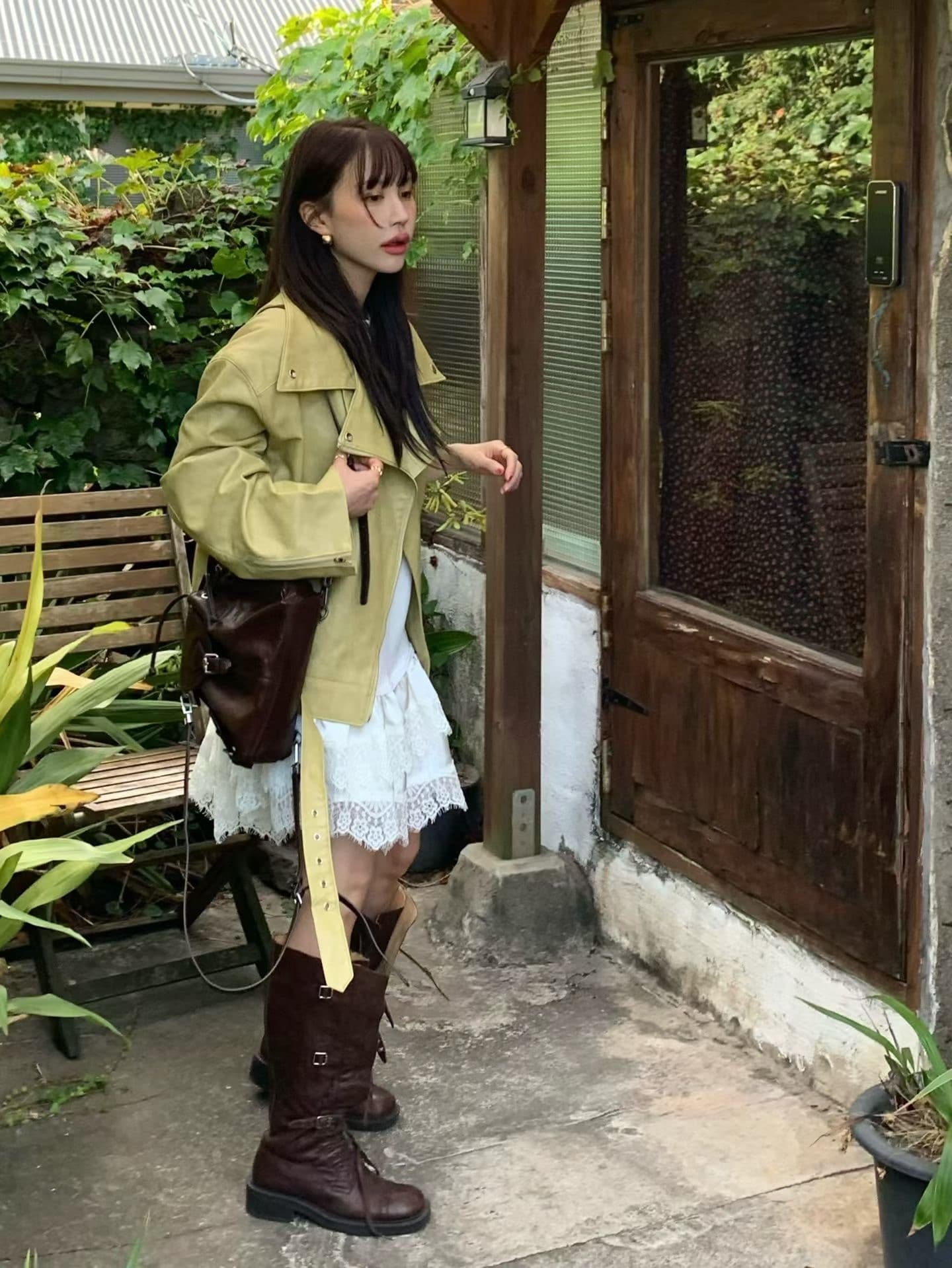 패션 품격 다용도 가죽 자켓 상세 이미지 5