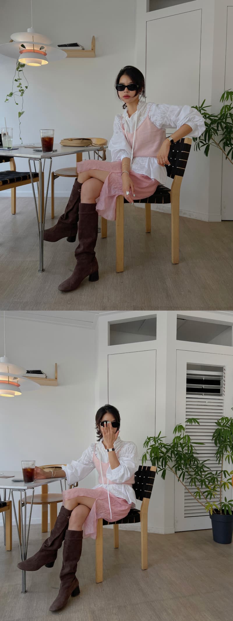프랑스식 스탠드 칼라 프릴 레이스업 루즈핏 긴팔 여성 셔츠 화이트 레이스 레이스 연령 감소 품격 맨위 상세 이미지 13
