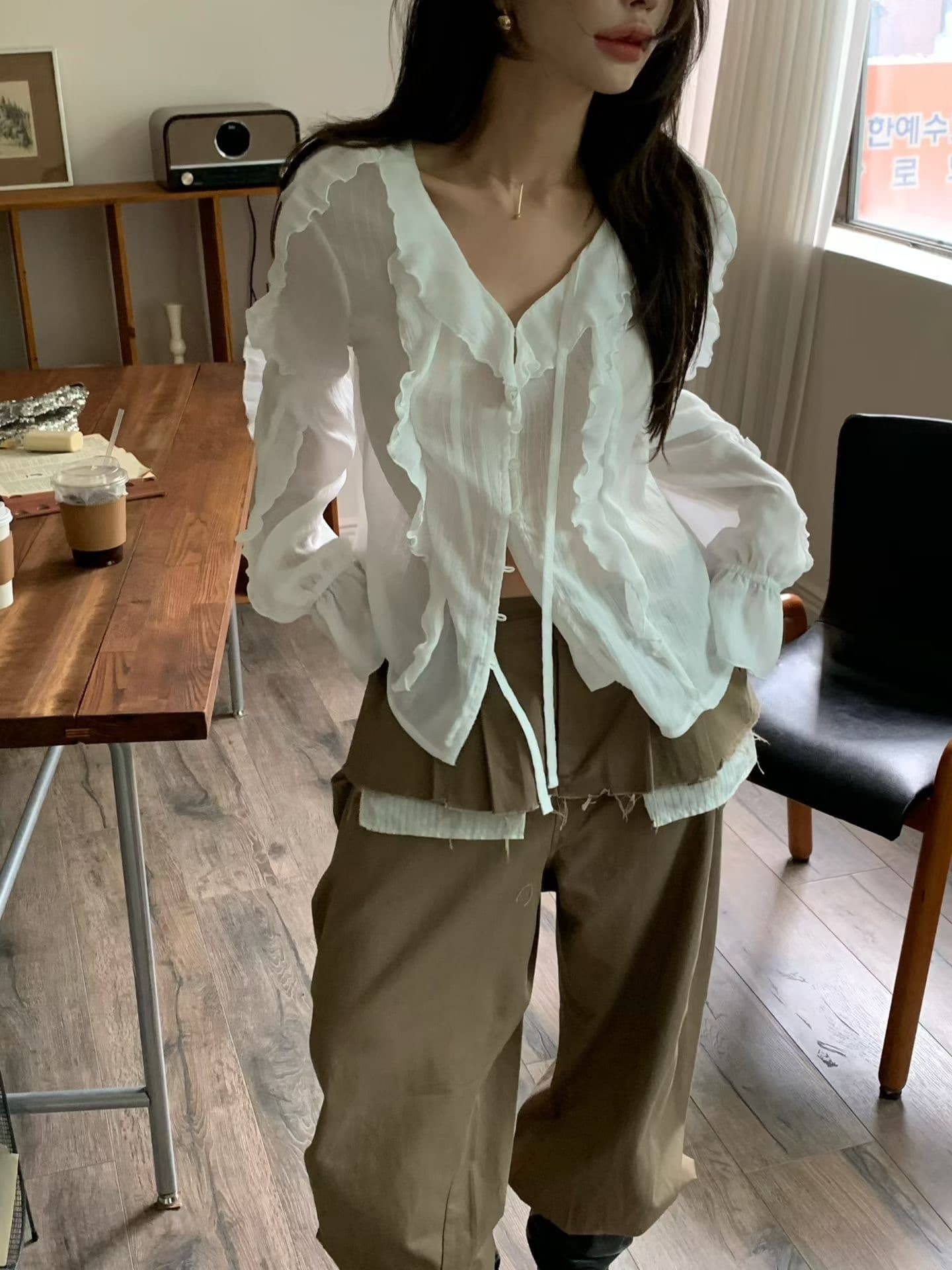 한국 ins 패션 품격 다용도 셔츠