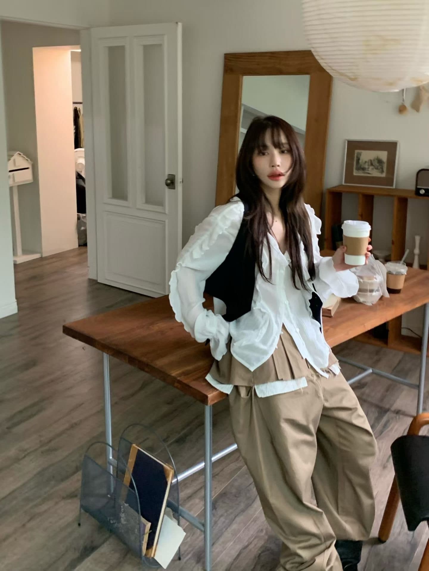 한국 ins 패션 품격 다용도 셔츠 상세 이미지 2