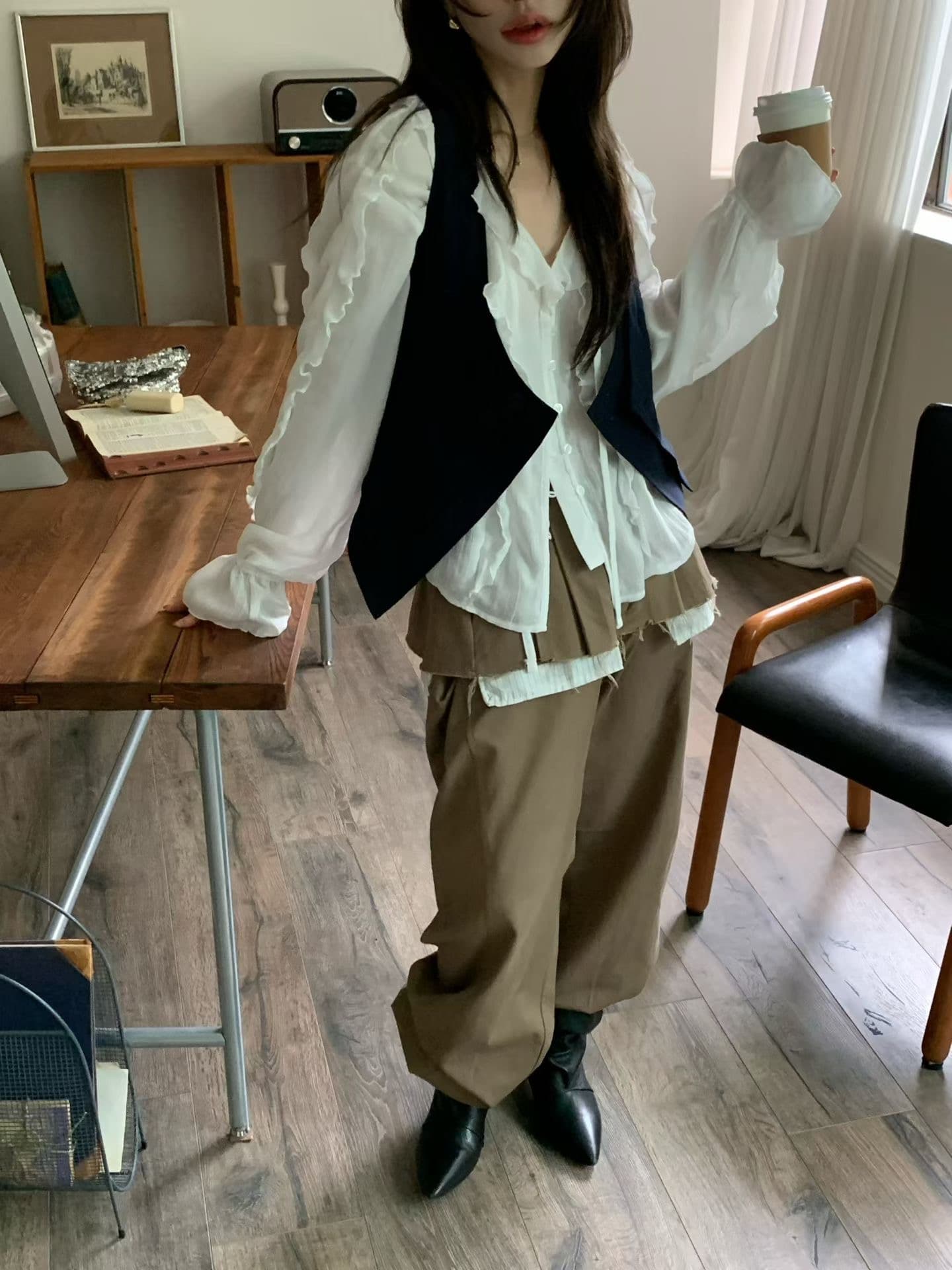 한국 ins 패션 품격 다용도 셔츠 상세 이미지 6