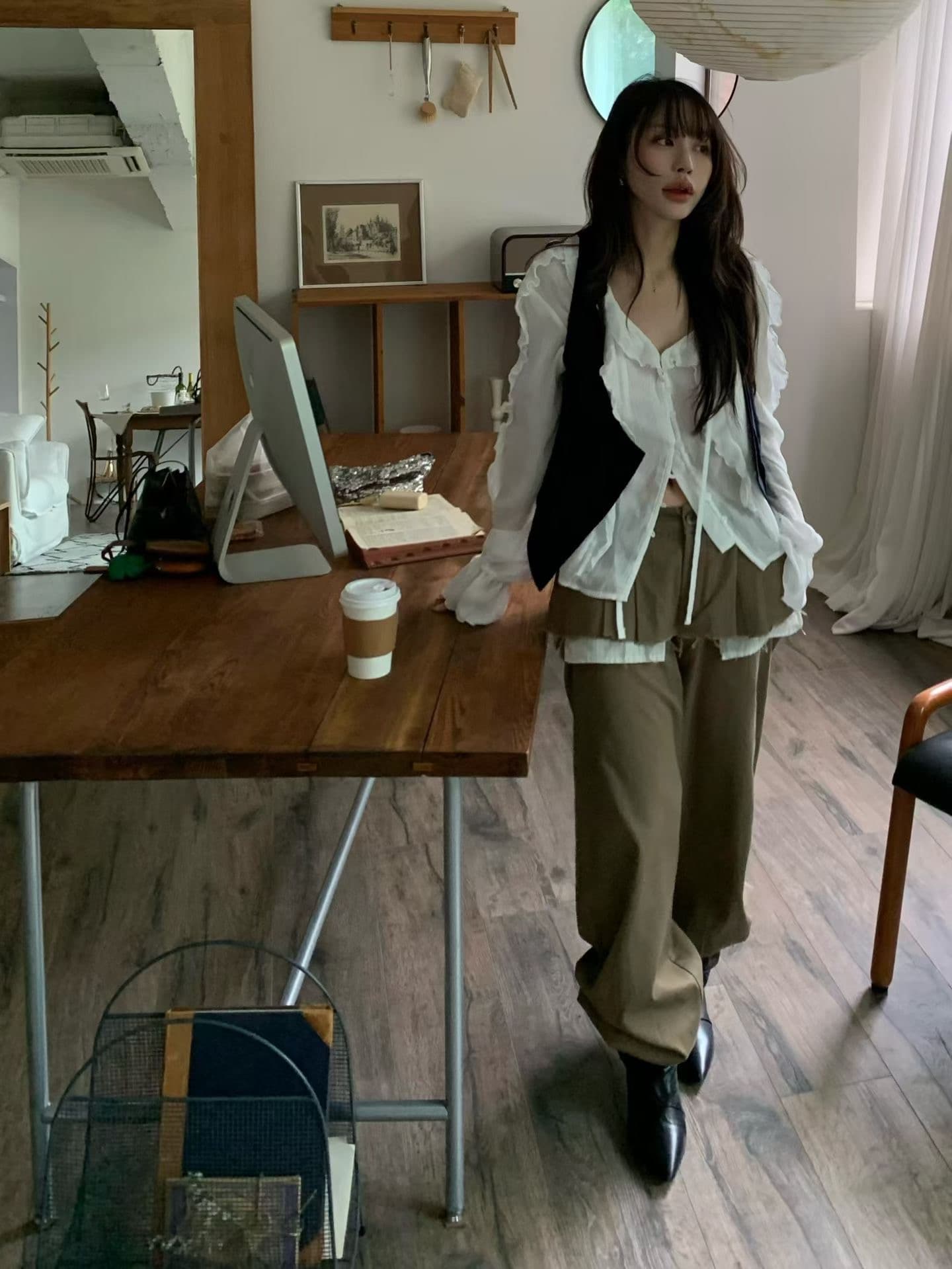 한국 ins 패션 품격 다용도 셔츠 상세 이미지 7