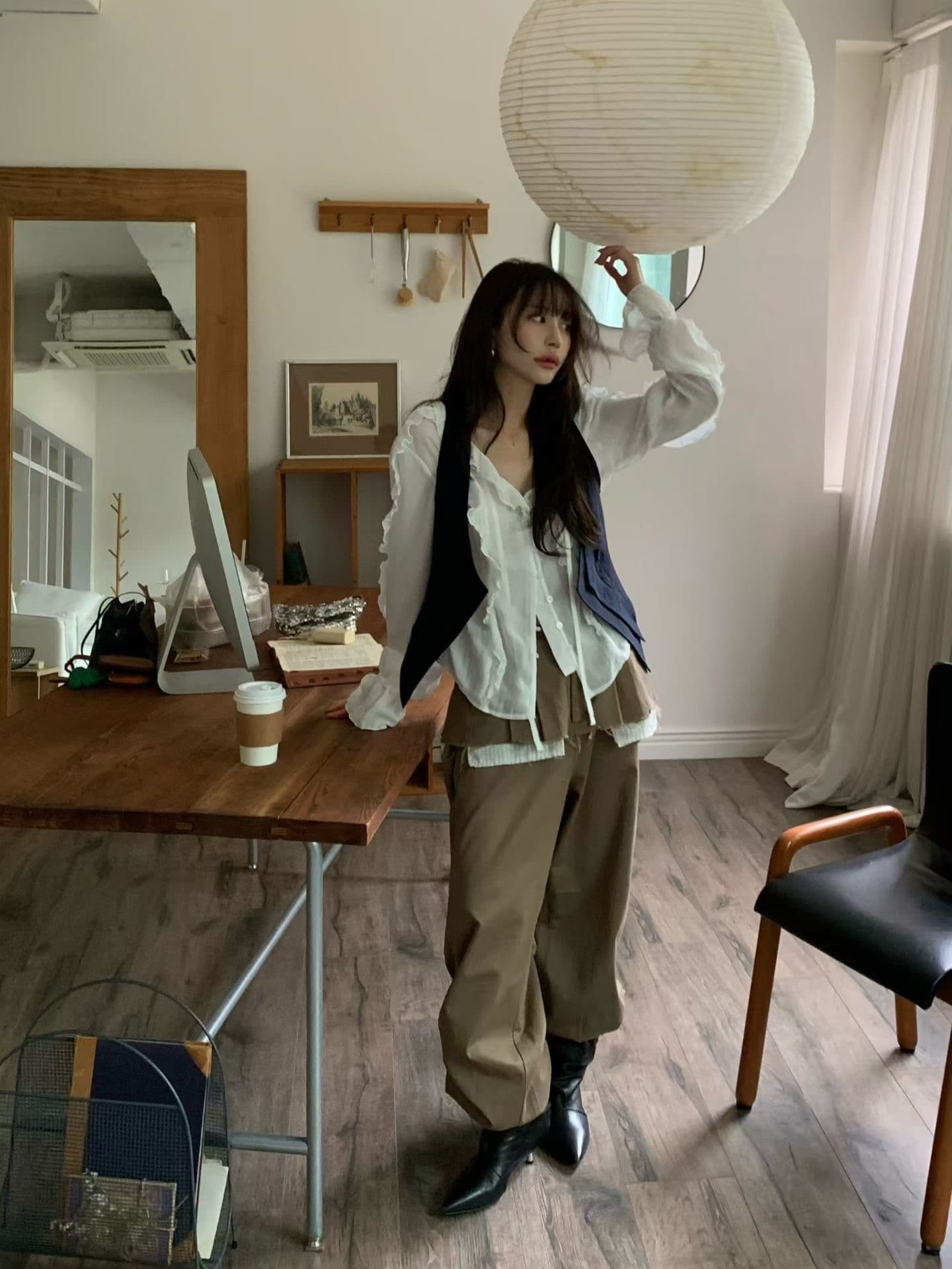한국 ins 패션 품격 다용도 셔츠 상세 이미지 8