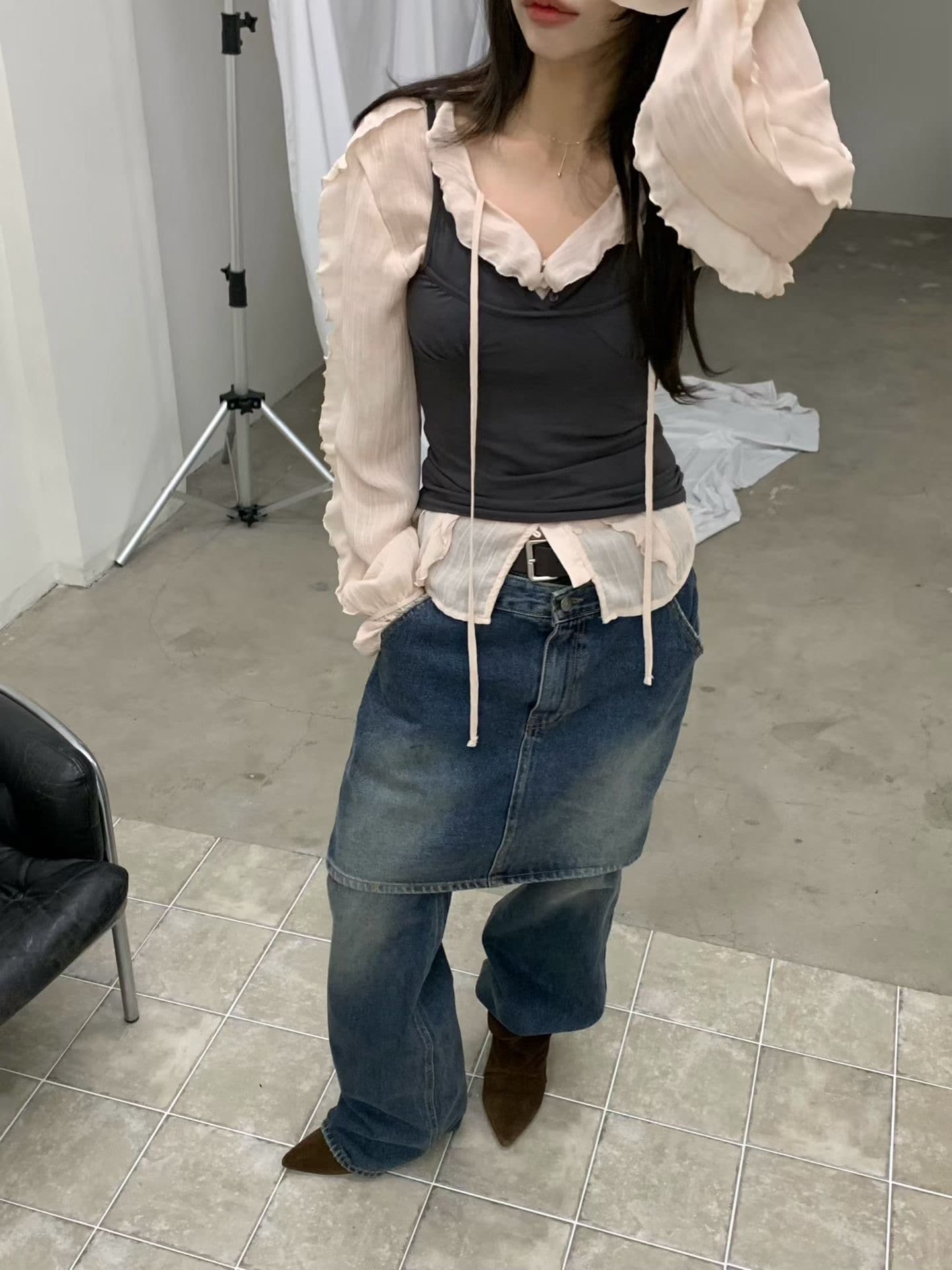 한국 ins 패션 품격 다용도 셔츠 상세 이미지 11