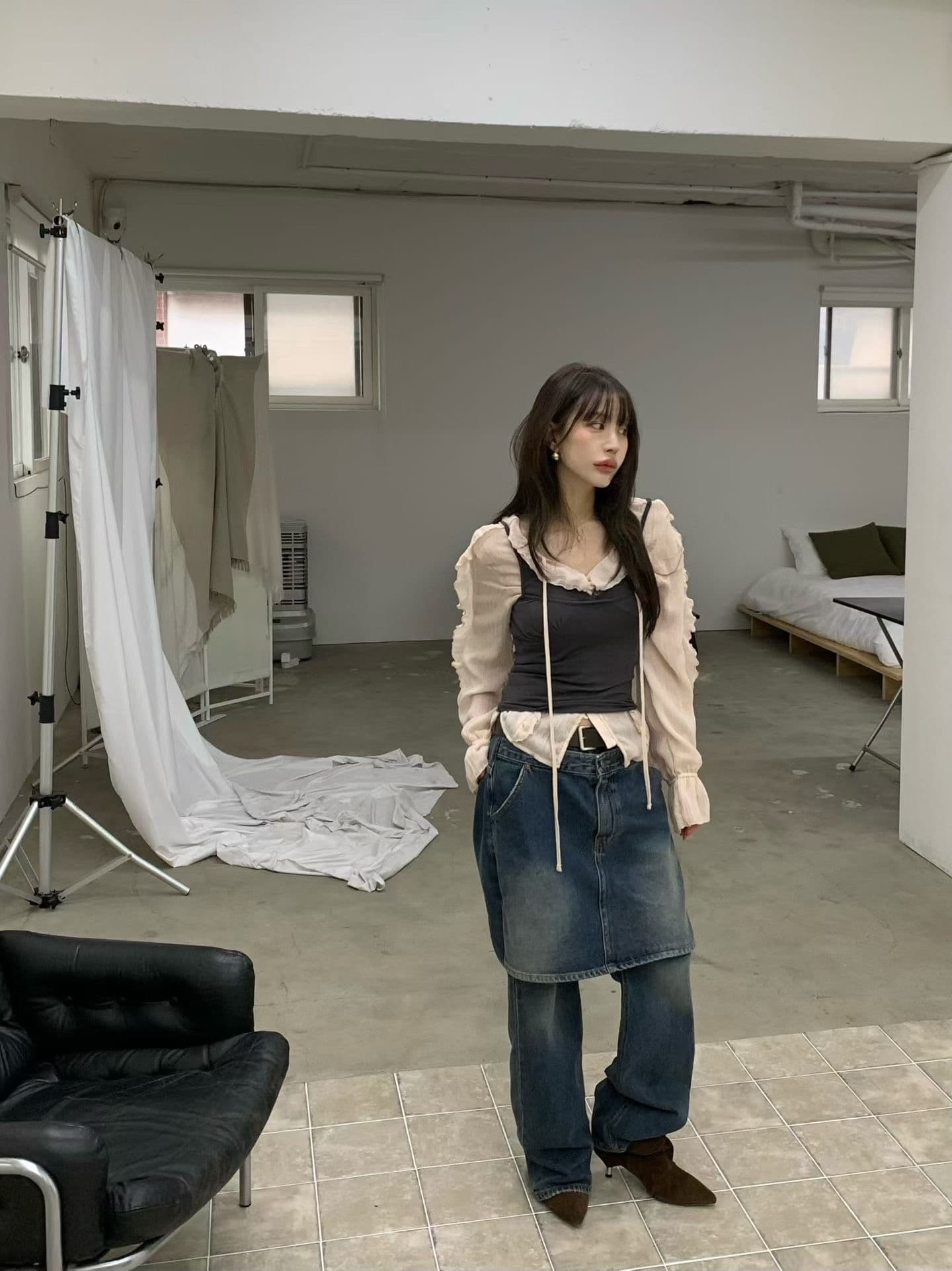 한국 ins 패션 품격 다용도 셔츠 상세 이미지 15
