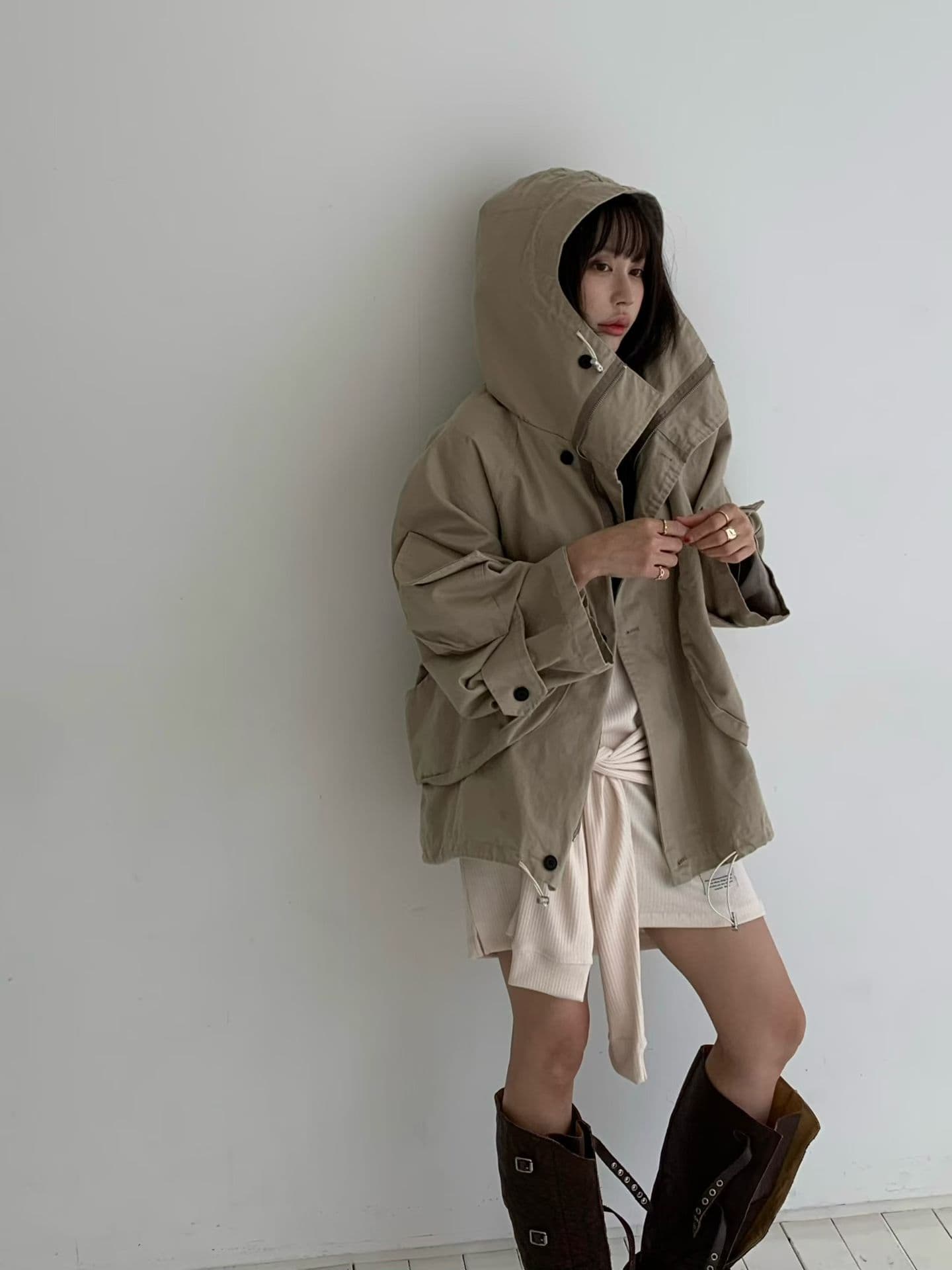 26 가을 새로운 ins 기타 주머니 재킷 재킷 상세 이미지 2
