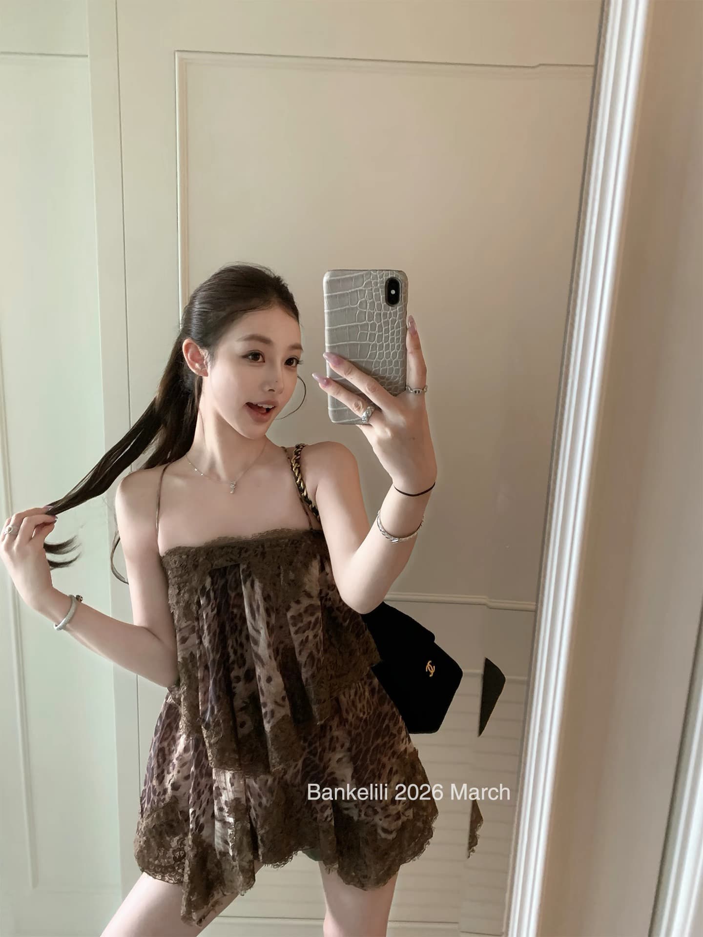 밤나무 코코아 색상 추가 필리핀 린 안개가 자욱한 레이스 백리스 슬립 프릴 드레스 롱 코트 여성 여름 이미지 2