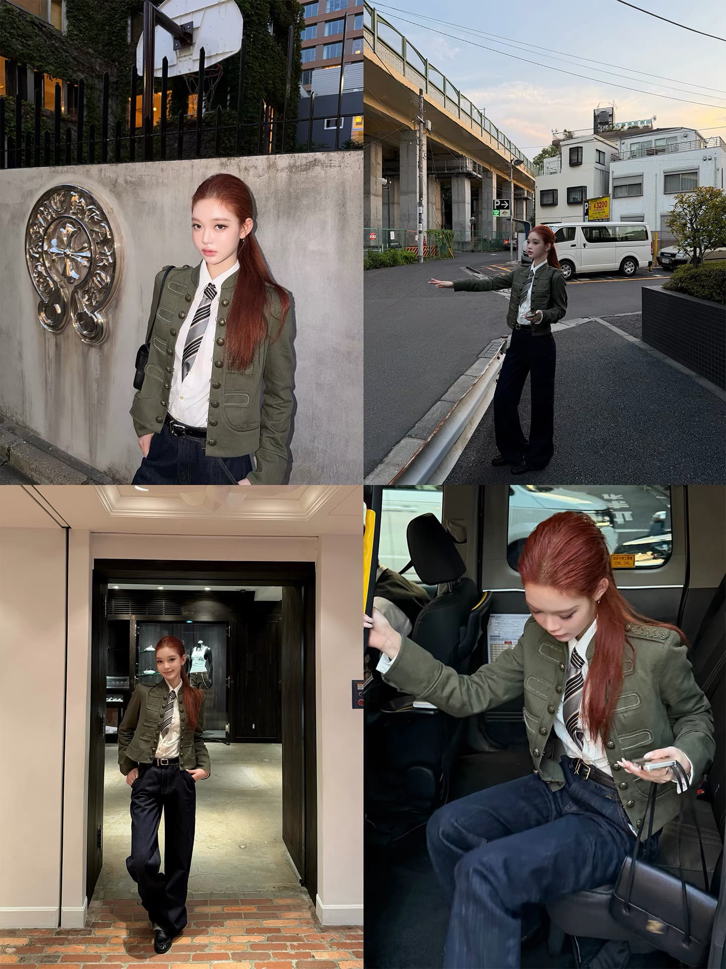 8 5 스트레이트 음 애련 하계 천 골드 센스 중년 세련된 커프스 특별 디자인 나폴레옹 재킷 이미지 4