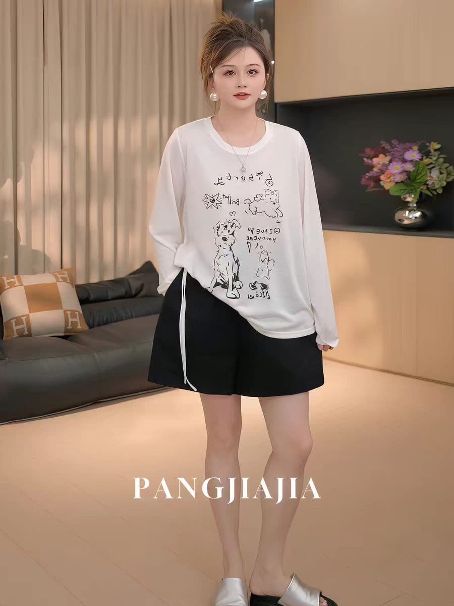 지방 지아 지아 원하는 t 여름 패션 얇은 스타일 통기성 다용도 얼음 실크 긴팔 맨위 여성 h626y08873 상세 이미지 1