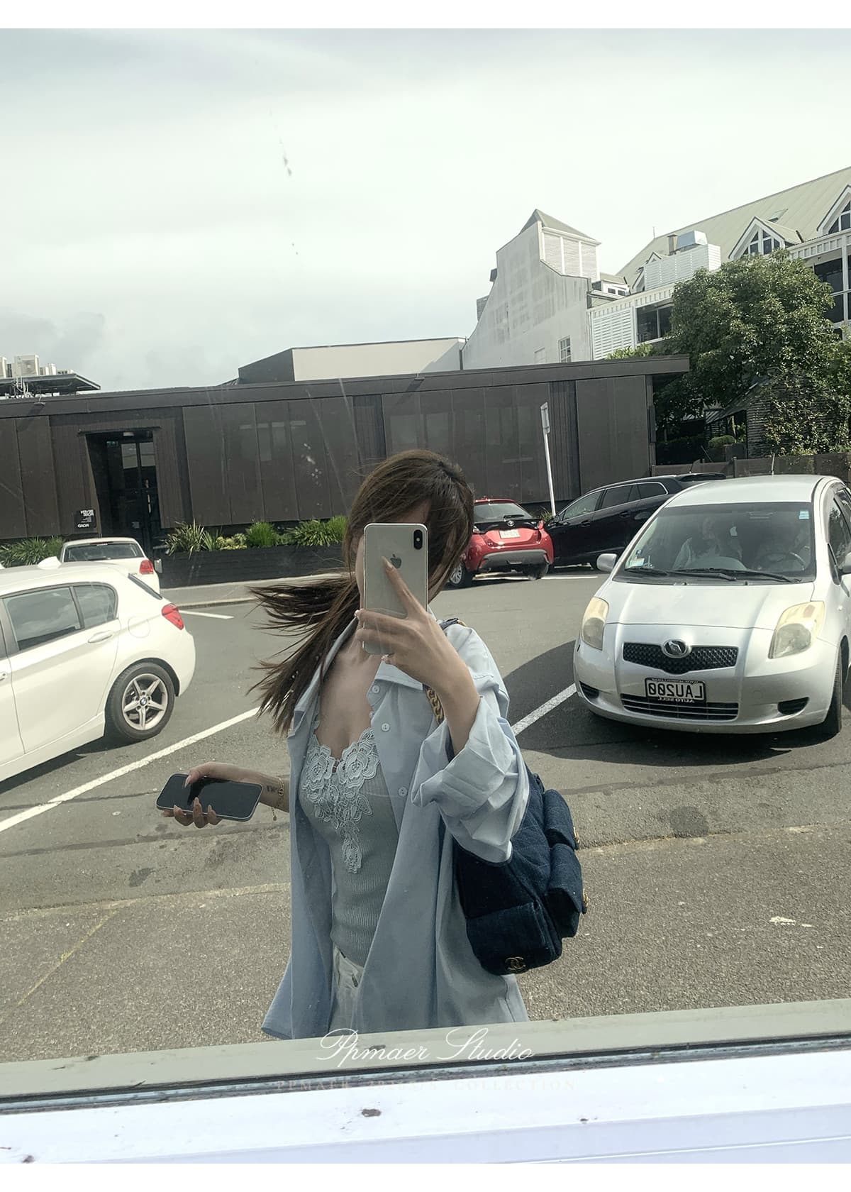 레이스 자수 조끼 슬립 여성 외출용 민소매 맨위 상세 이미지 12