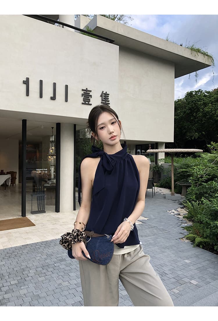 레드 맨 파빌리온 캐미솔 여름 외출용 핫걸 착용 가져 가라. 품격 자이언트 잘 생긴 ~ 중 아니요 명중 섹션 민소매 행침 목 맨위 상세 이미지 7