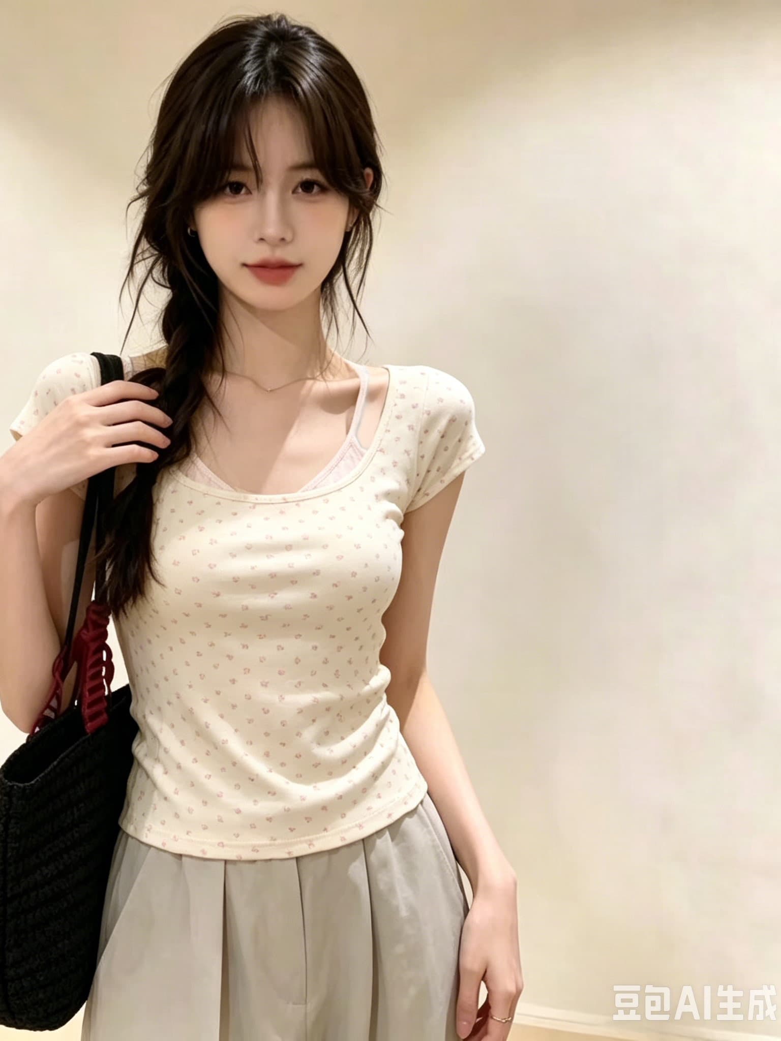섹시함 백리스 페이크 레이어드 배색 반팔 티셔츠 여성 2026 여름 새로운 몸매 가꾸기 고유 한 Chic 연령 감소 맨위 이미지 5
