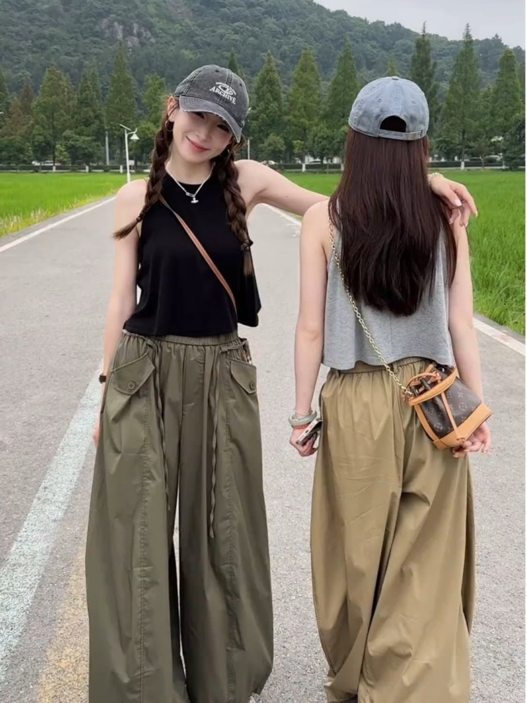 한 부서 미니멀리즘 바람 기초 섹션 단색 캐미솔 여름 새로운 몸매 가꾸기 슬림해 보이는 가스 질감 쇼트 스타일 맨위 상세 이미지 4
