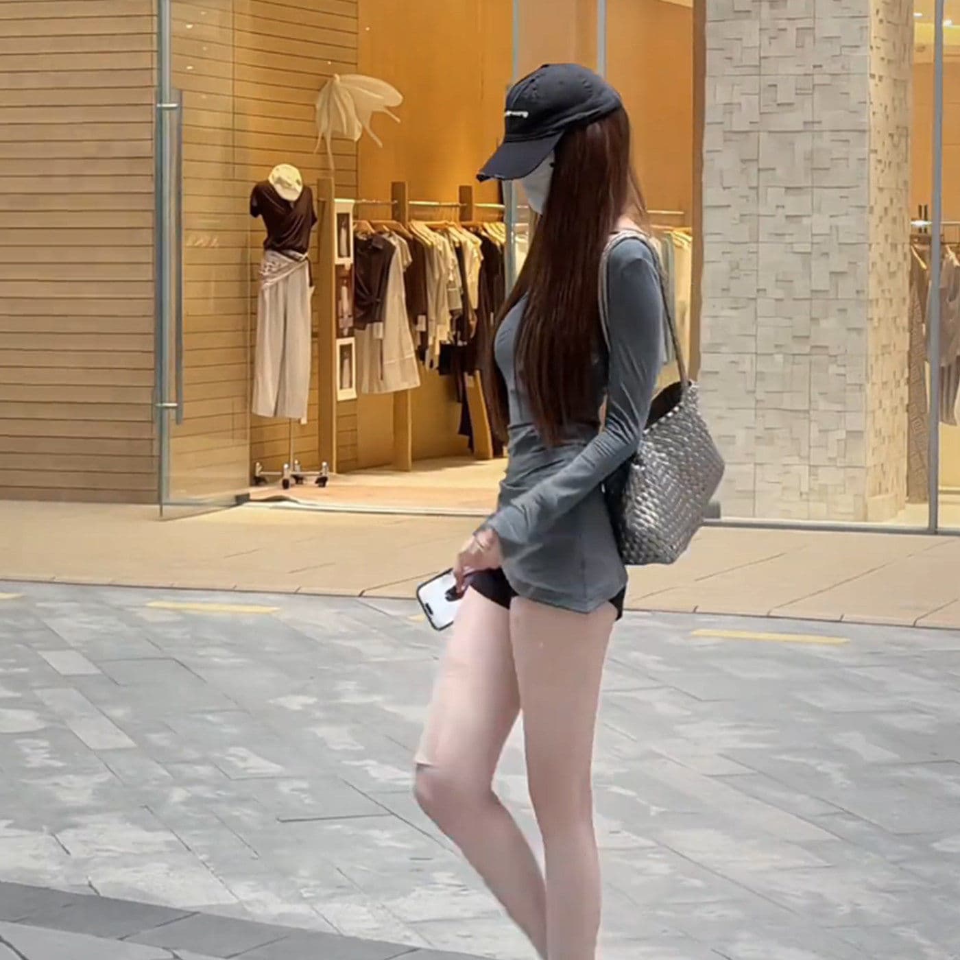 한 부서 순수한 욕망 핫걸 회색 자외선 차단 티셔츠 여성 여름 새로운 디자인 센스 작은 대중 오프숄더 몸매 가꾸기 슬림해 보이는 맨위 상세 이미지 5