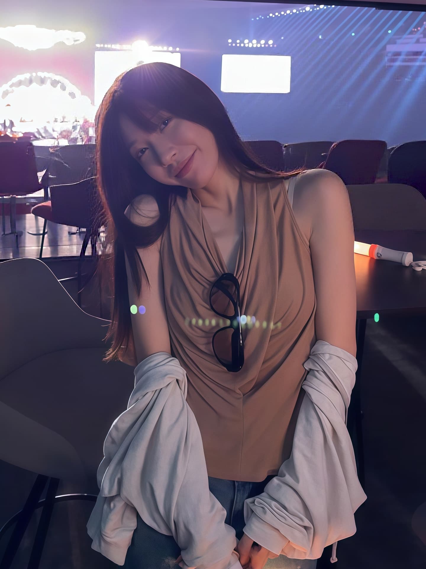 프랑스식 고급 센스 주름 행침 목 캐미솔 여성 의류 2026 새로운 여름 슬림해 보이는 민소매 품격 다용도 맨위 상세 이미지 6