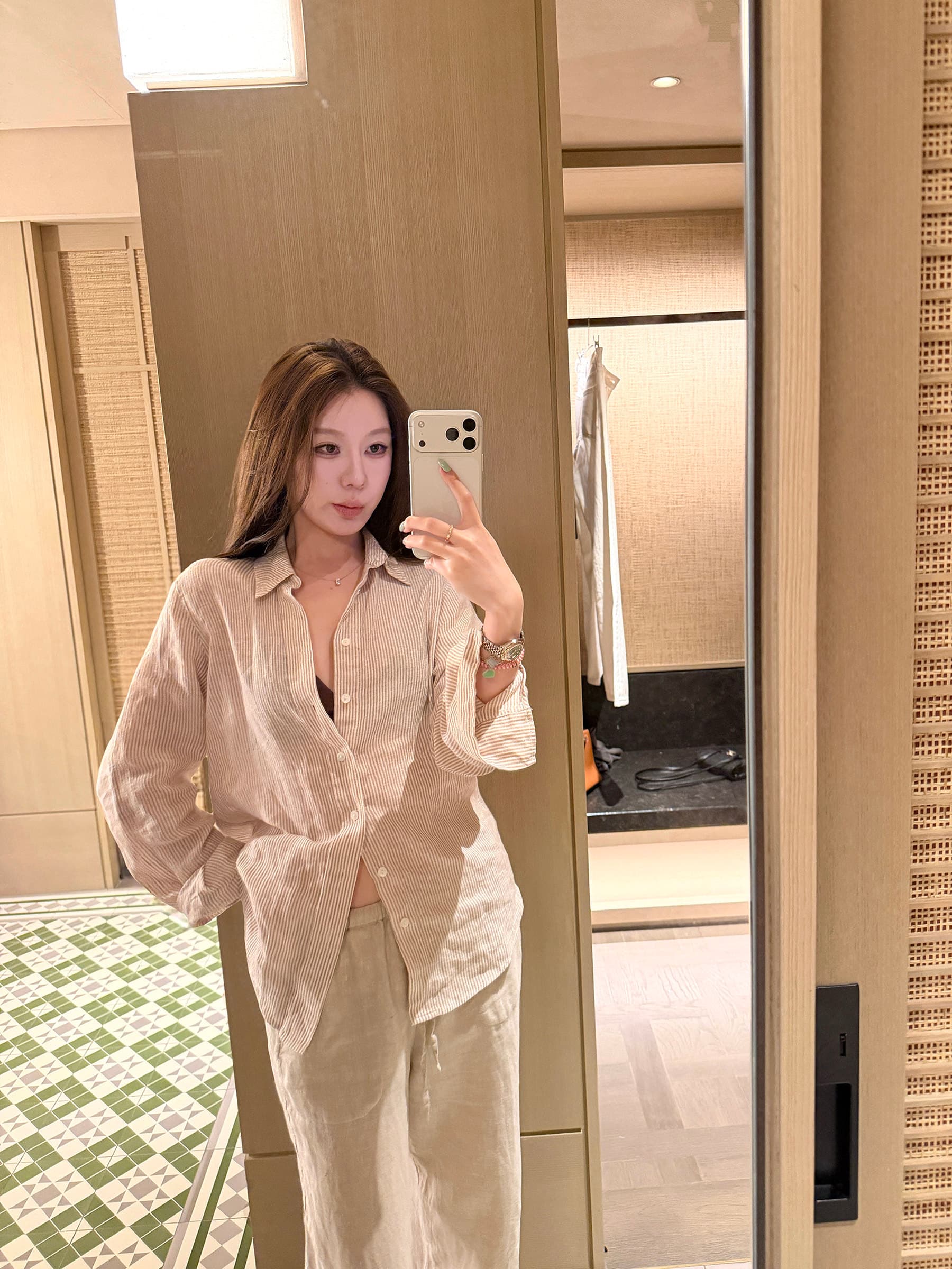 산소 센스 루즈핏 자외선 차단 셔츠 가을 새로운 여성 상세 이미지 30